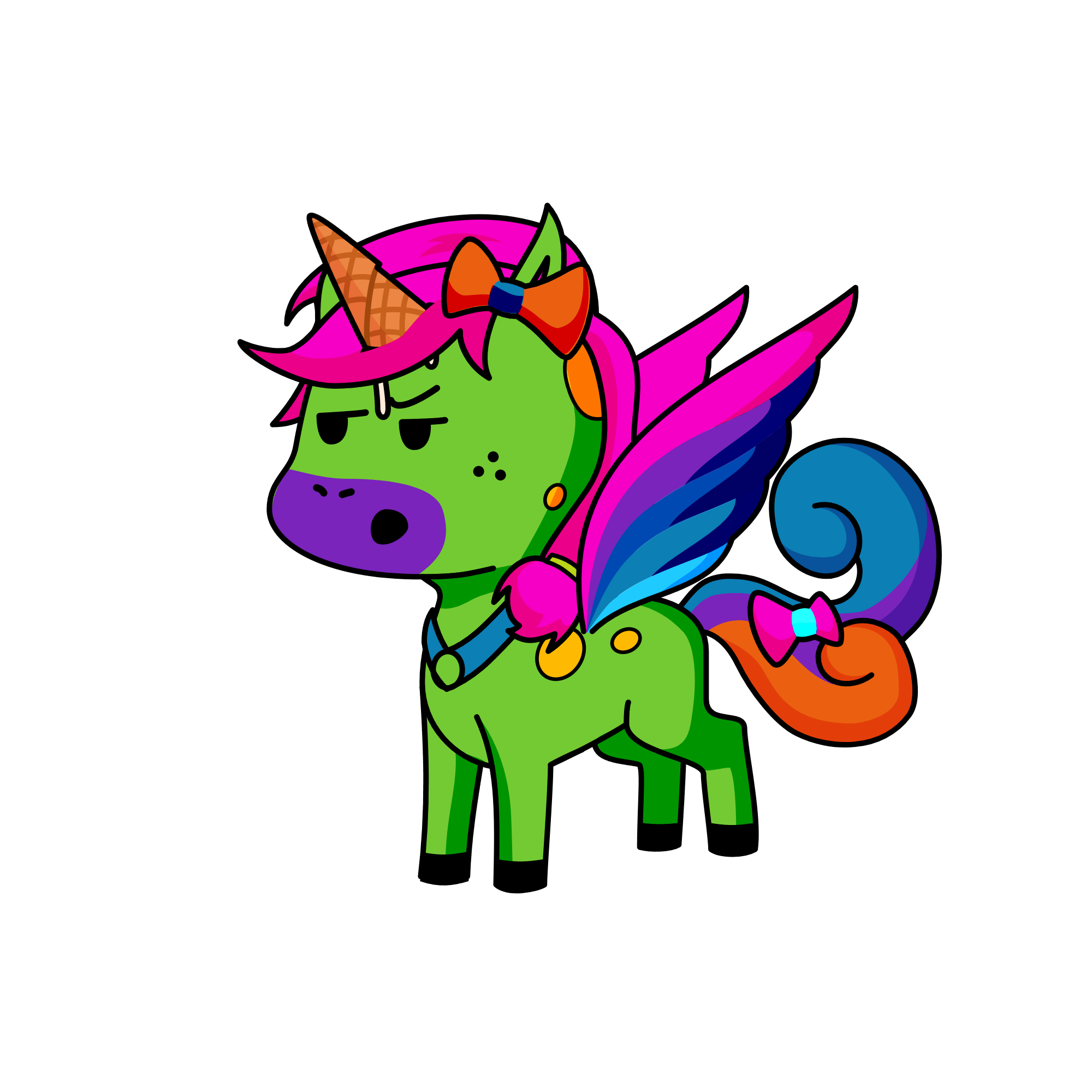 legendary poopcorn, the unicorn