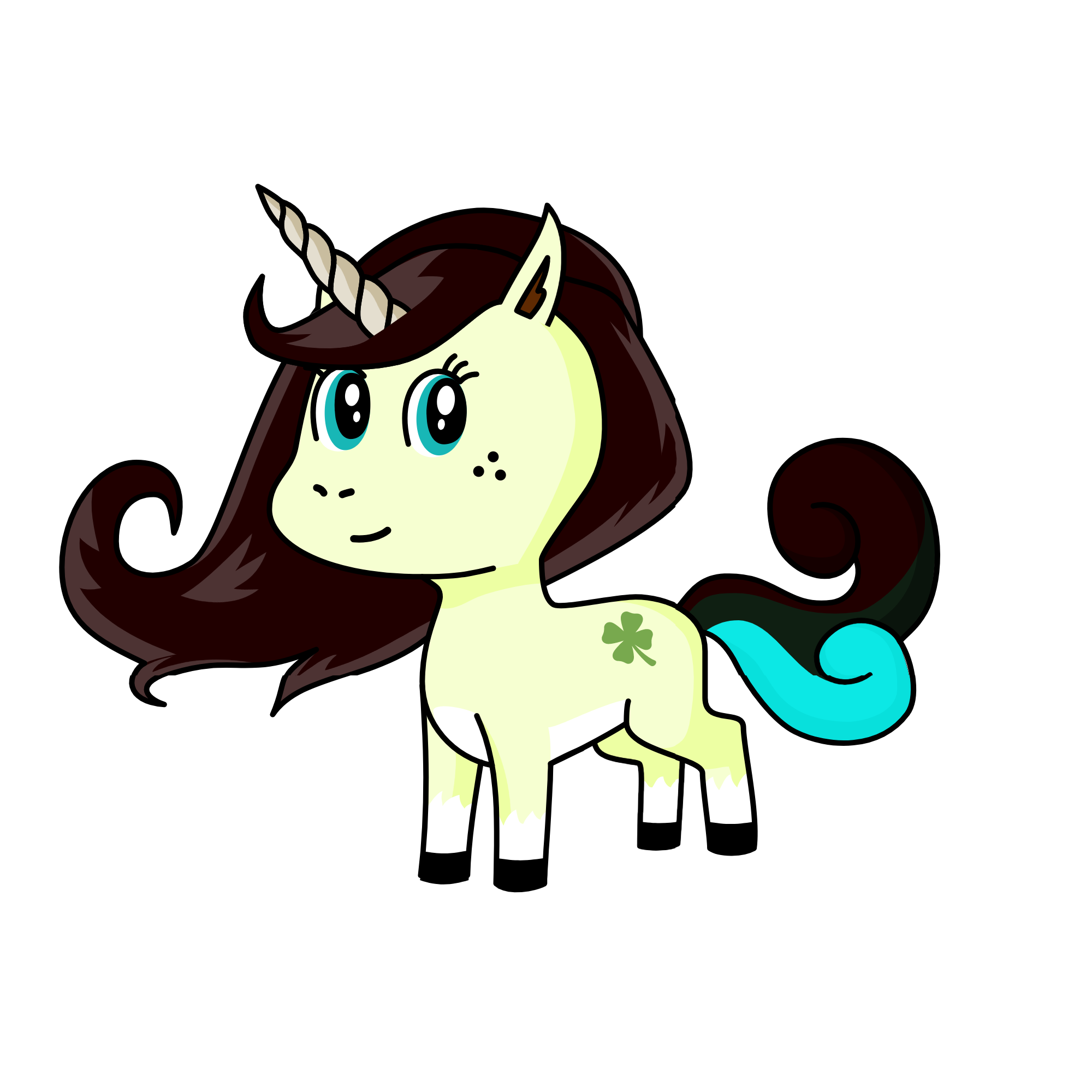 Lady, the unicorn