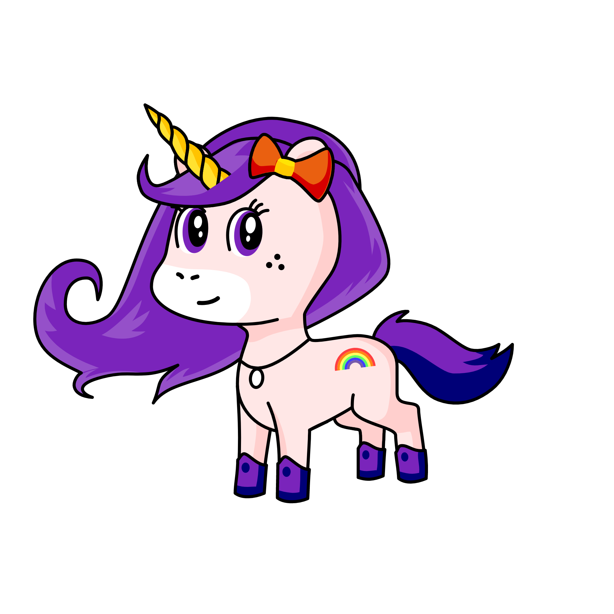Beautiful, the unicorn