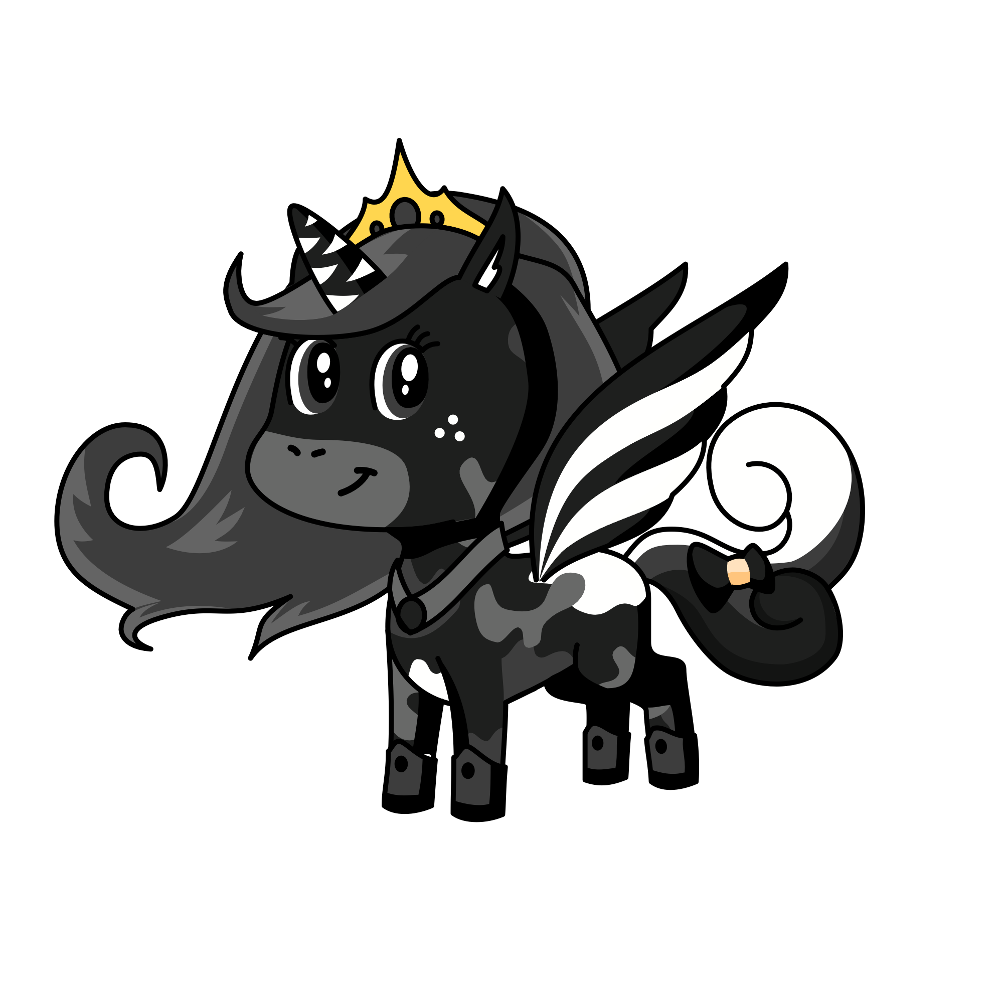 Princess Brightnight of the DarkScales, the unicorn