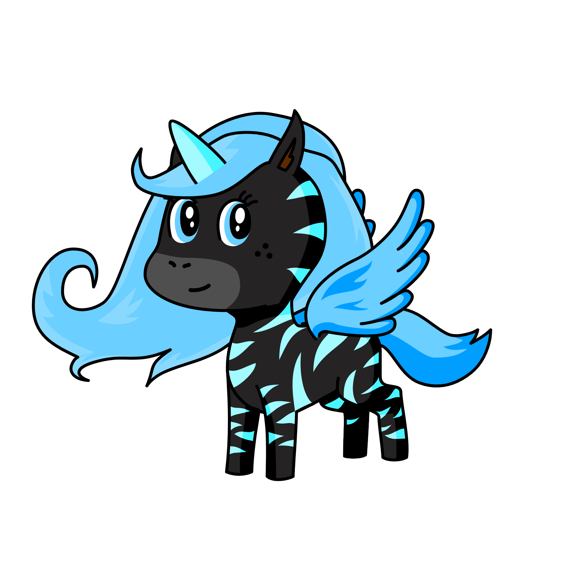 Moonlight, the unicorn