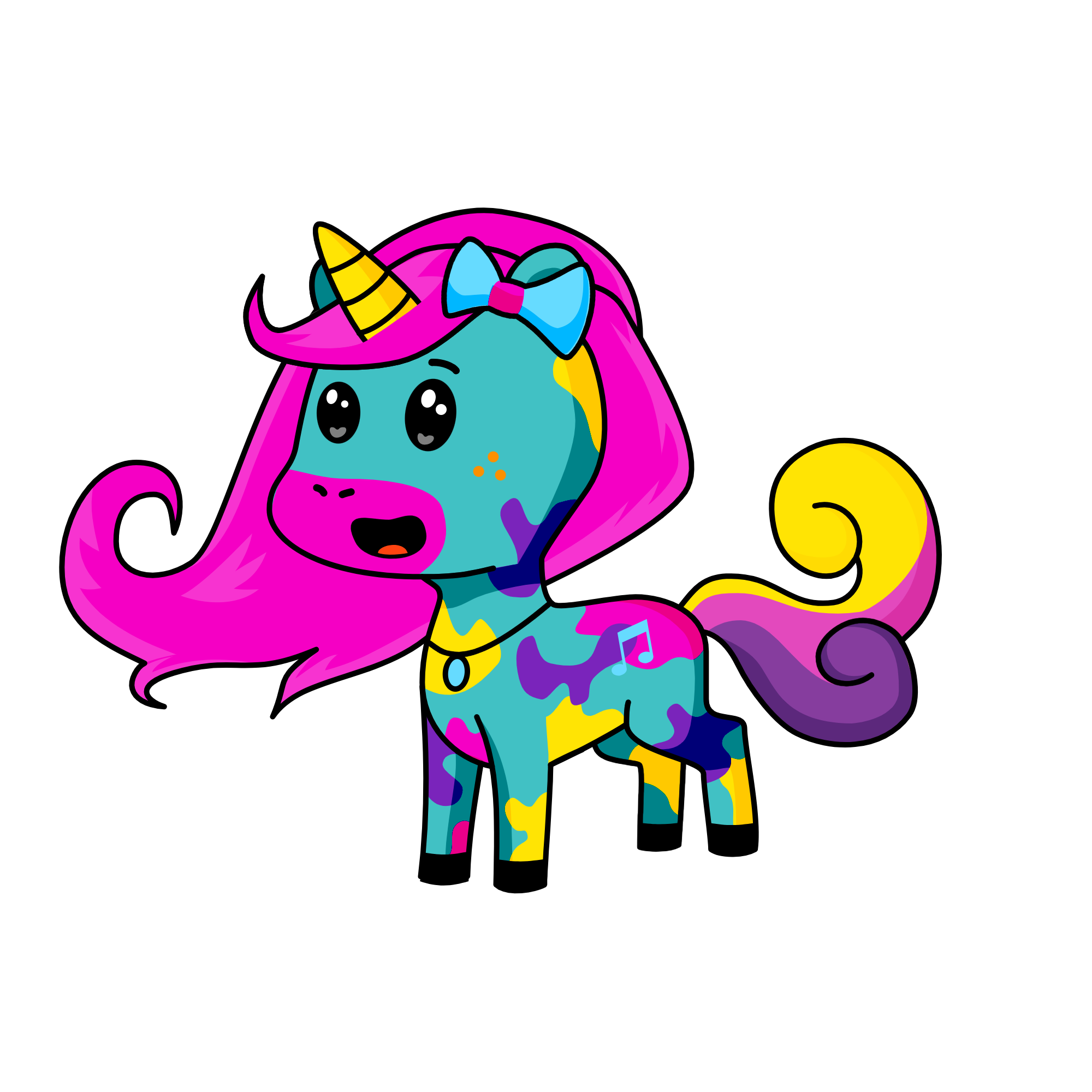 EC sprinkleshoes, the unicorn