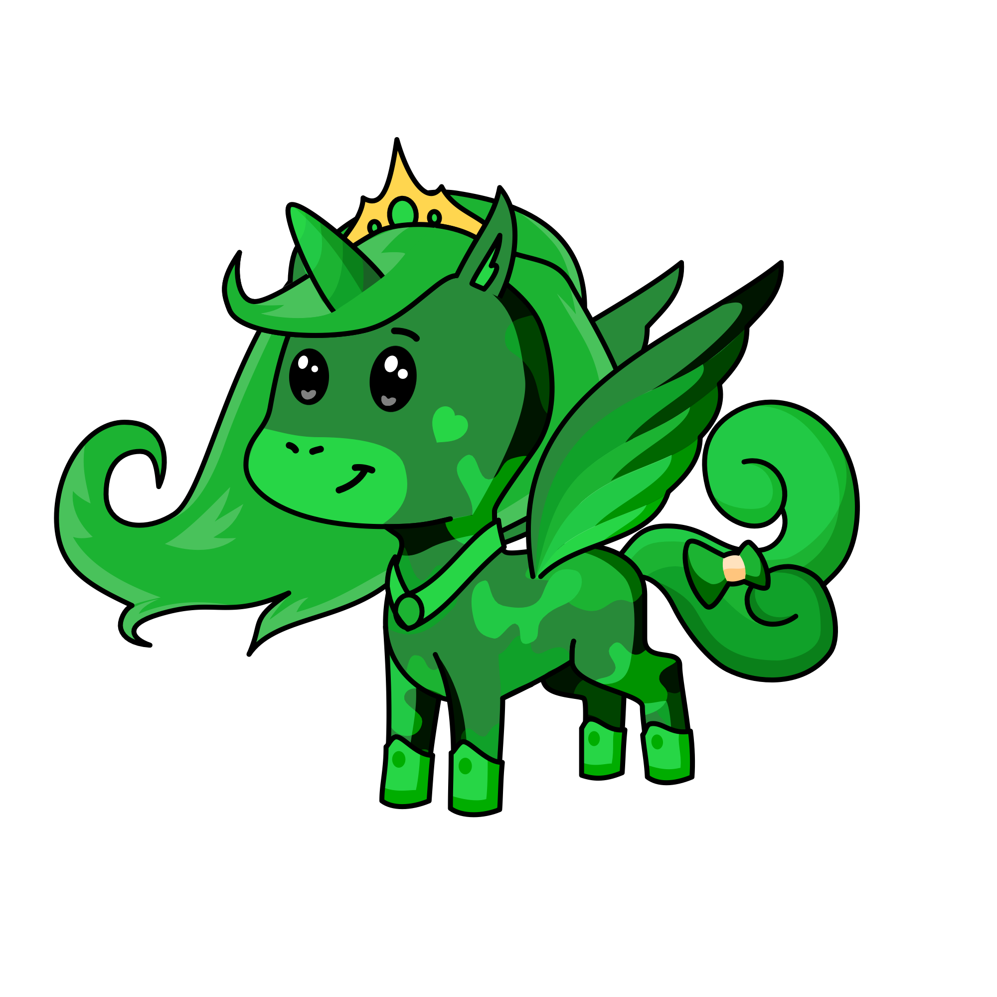 Emerald of the JewelScales, the unicorn