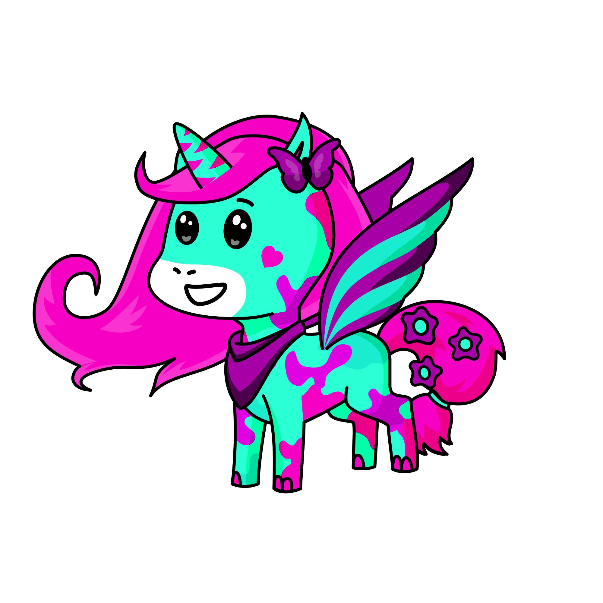 EYEBLEED THAT CAME STRAIGHT FROM HELL, YOUR DARKEST NIGHTMARES, TAT WILL FOREVER HAUNT YOU, the unicorn