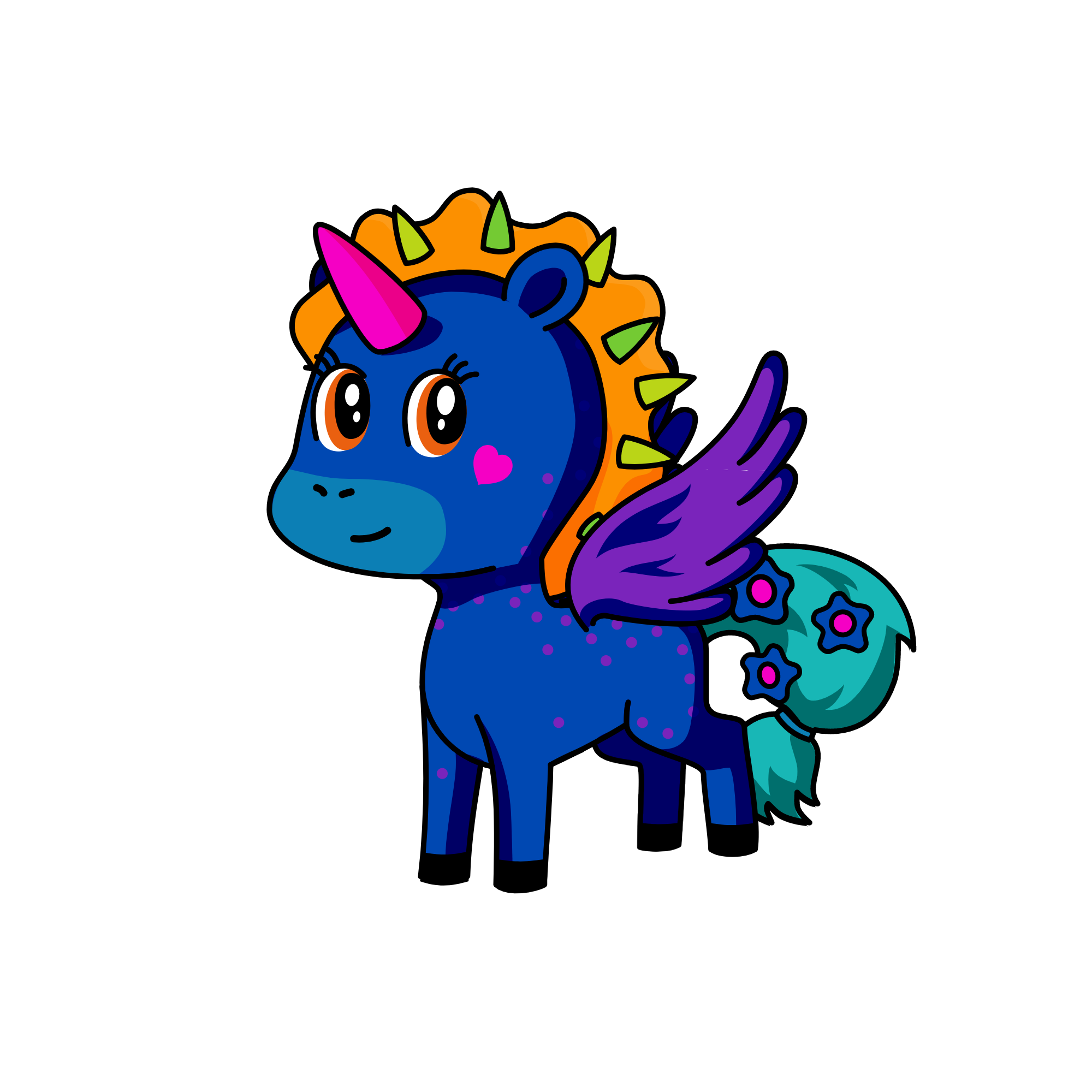 Ariel, the unicorn