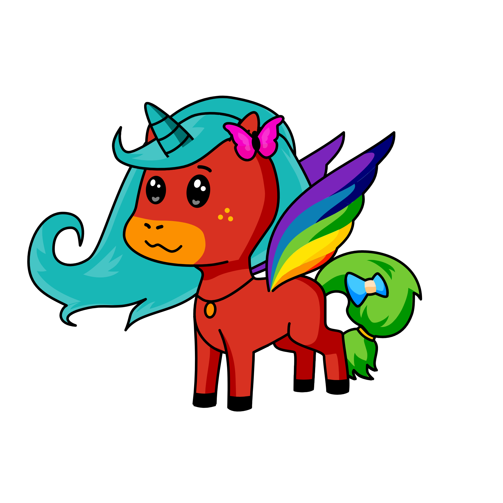 Waffle, the unicorn