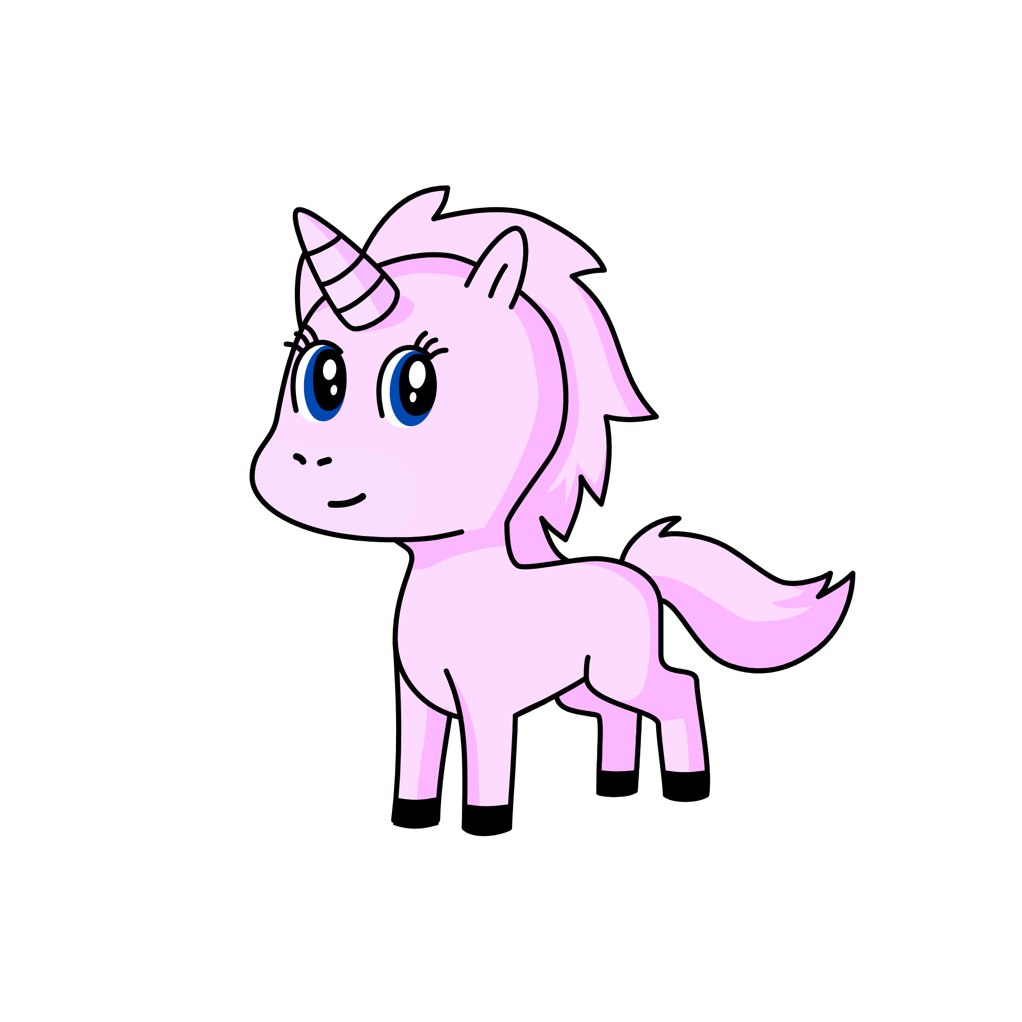 mew as a horse umew, the unicorn
