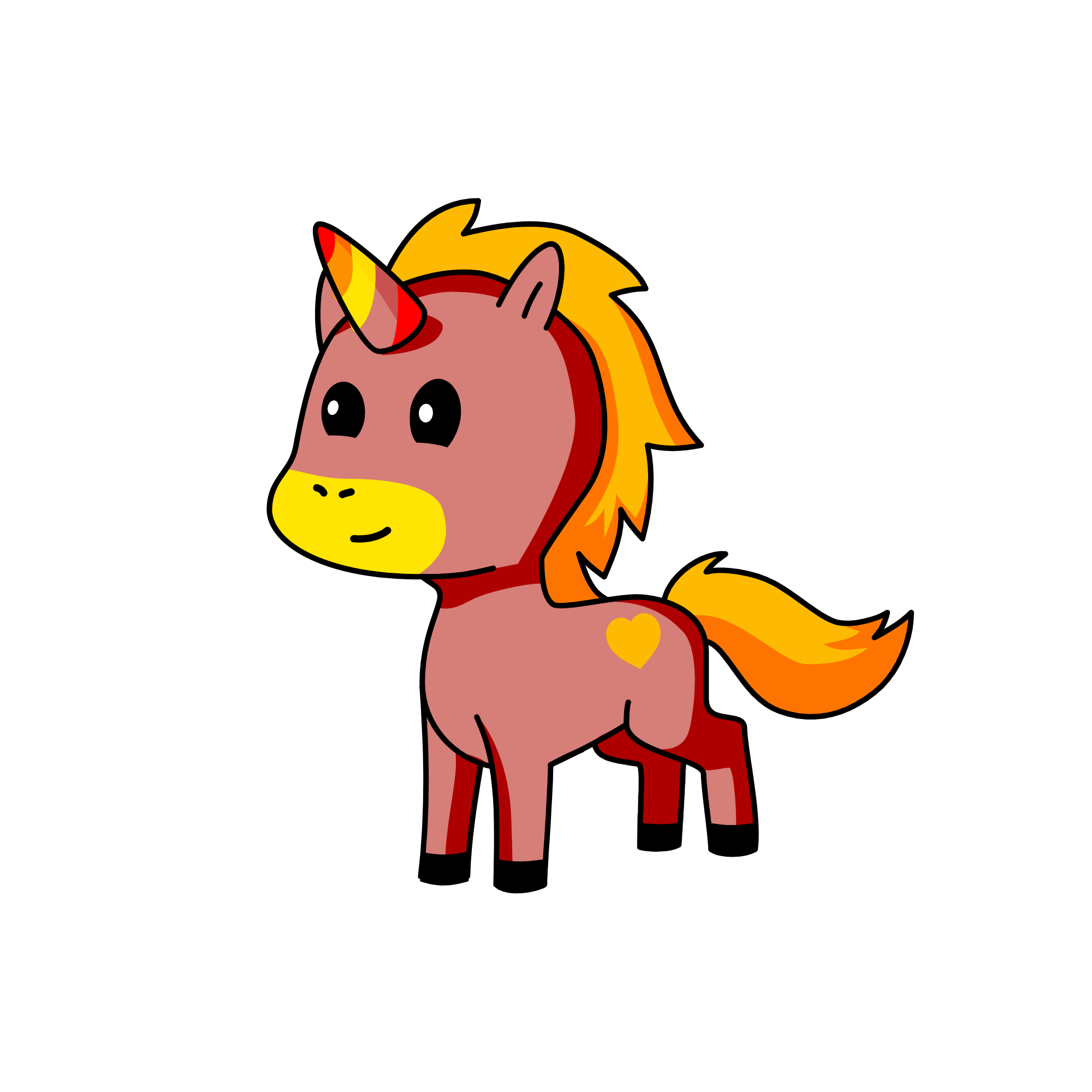 ron the thankgiveing horse give thanks, the unicorn