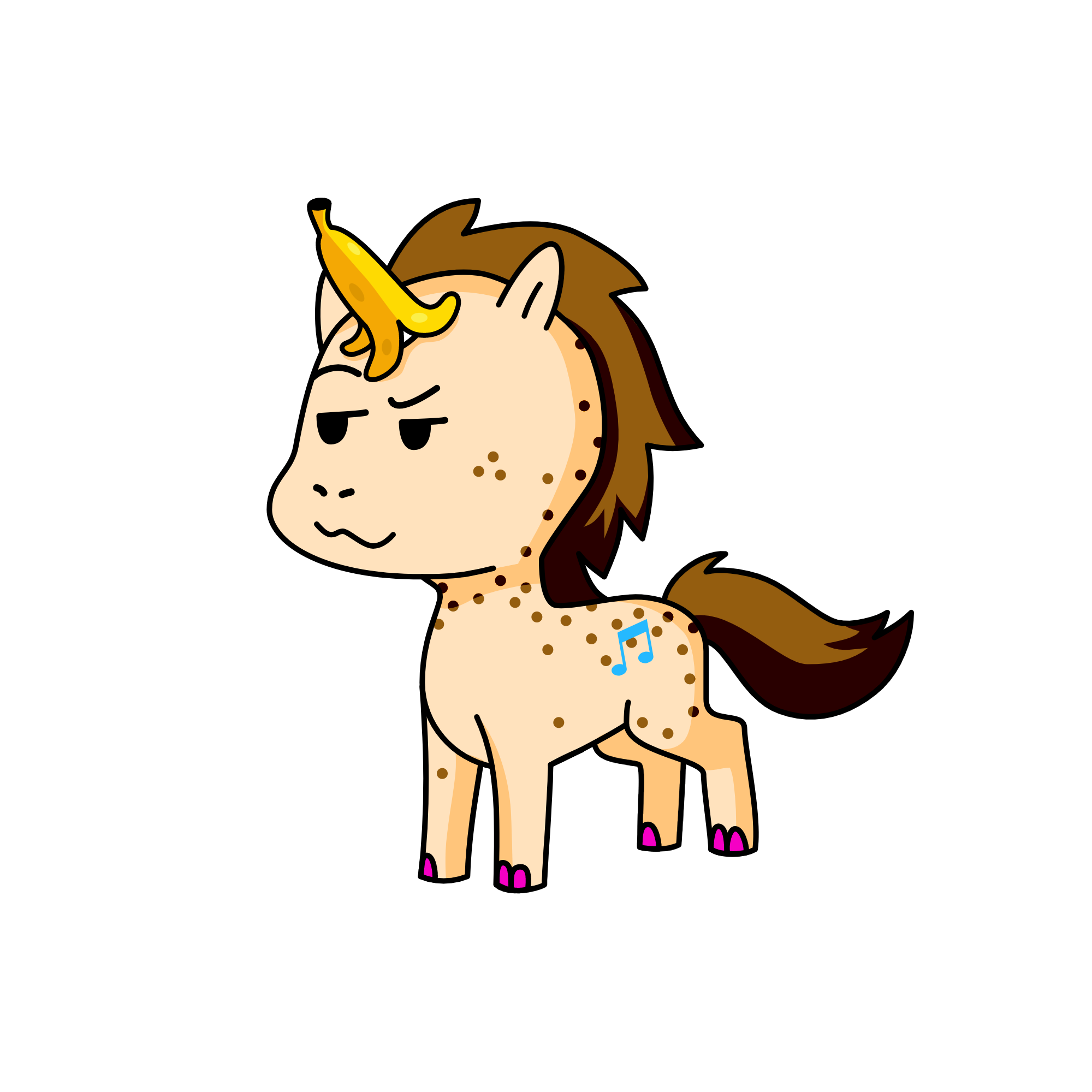 Ugh Pennny, the unicorn