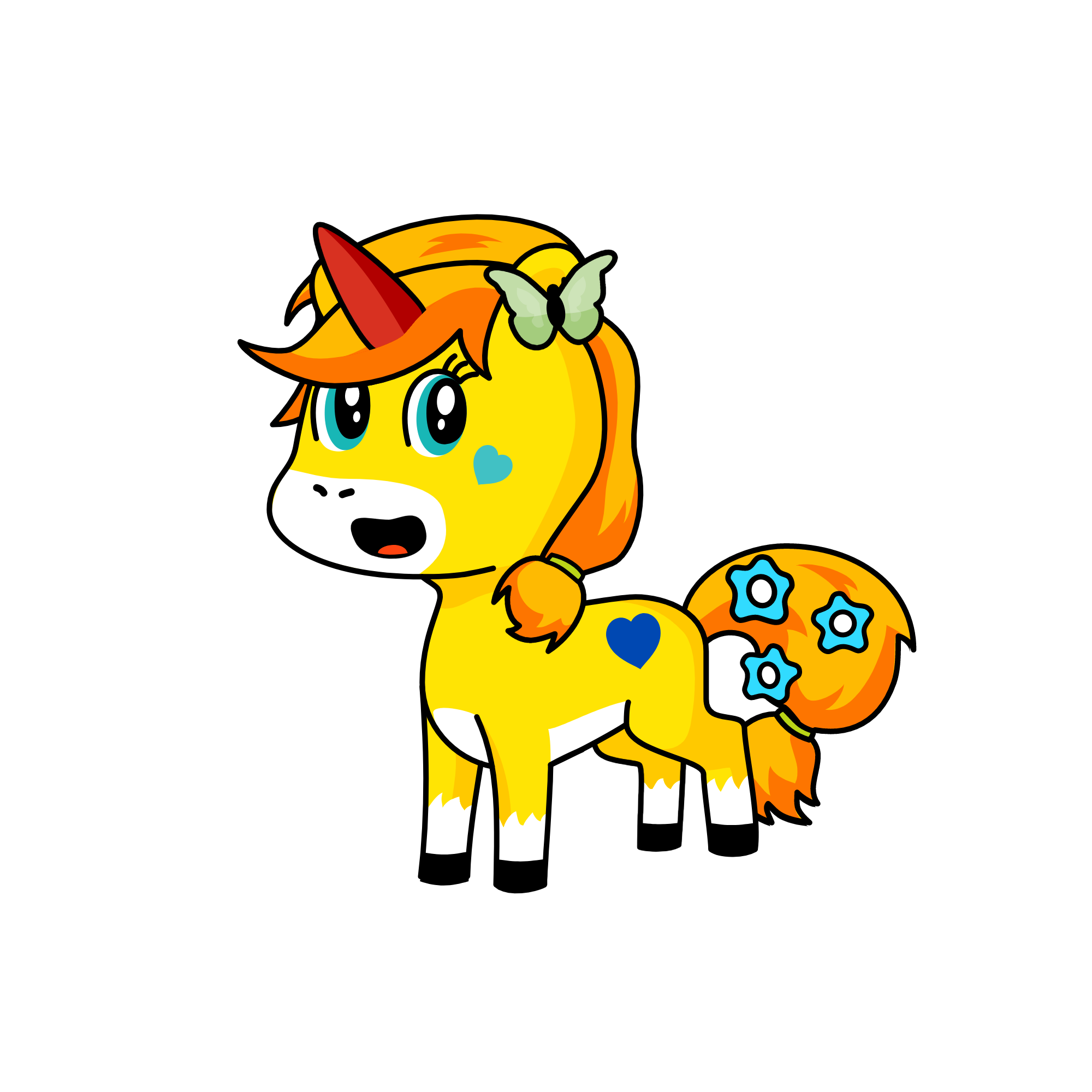 Sunshine, the unicorn