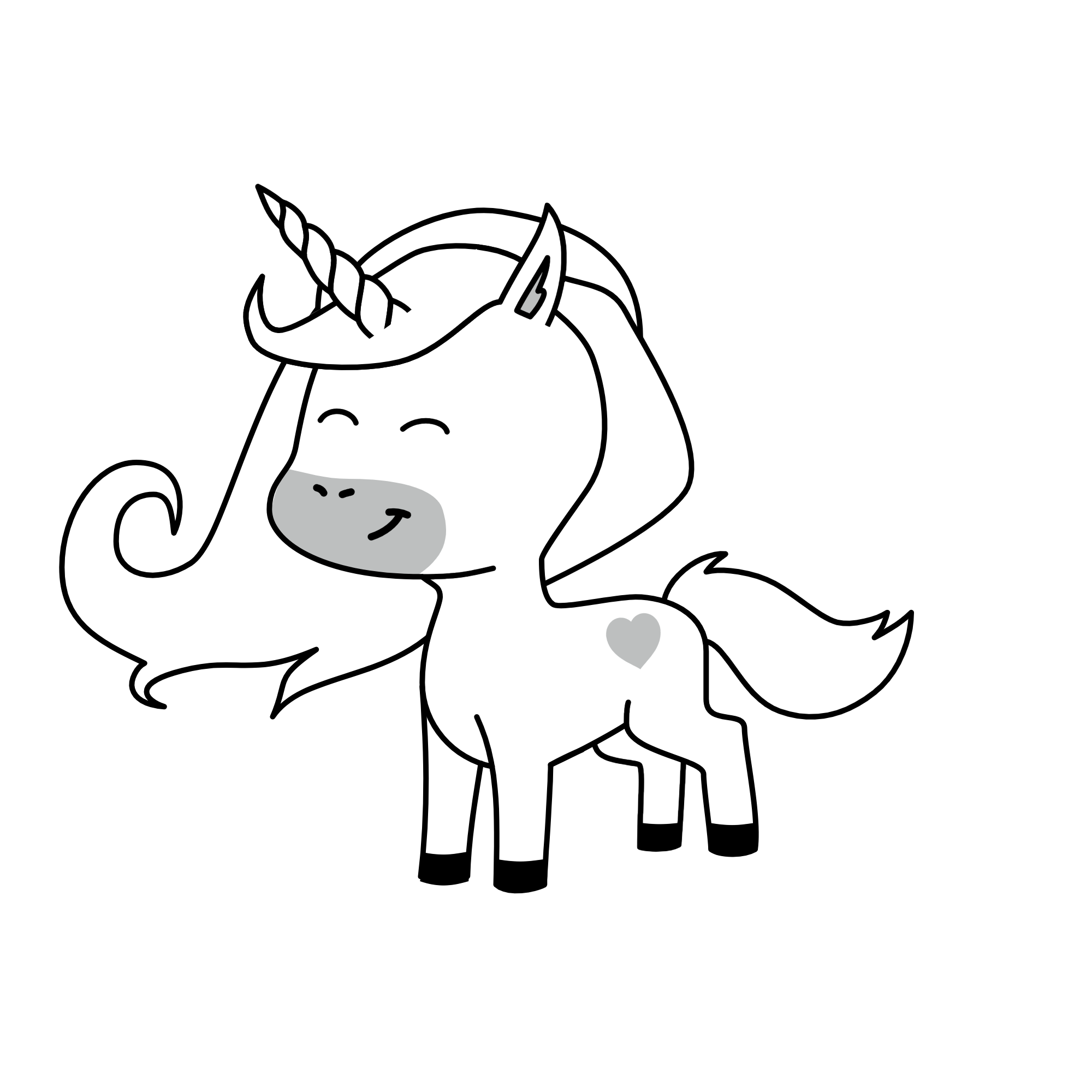 Luna Gray, the unicorn