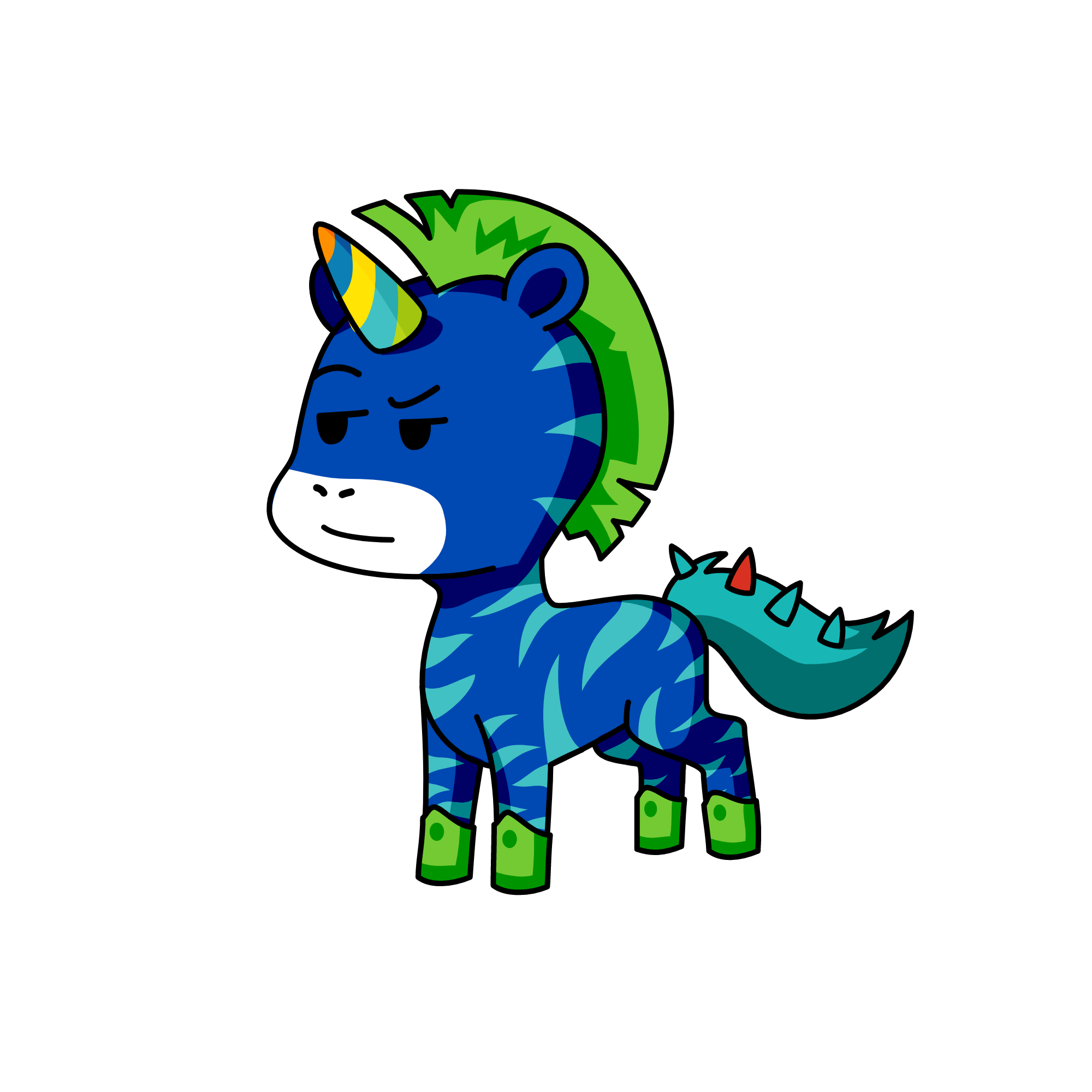 So some person copied my younicorn and name it sunshine to who ever u are you look goofy, the unicorn
