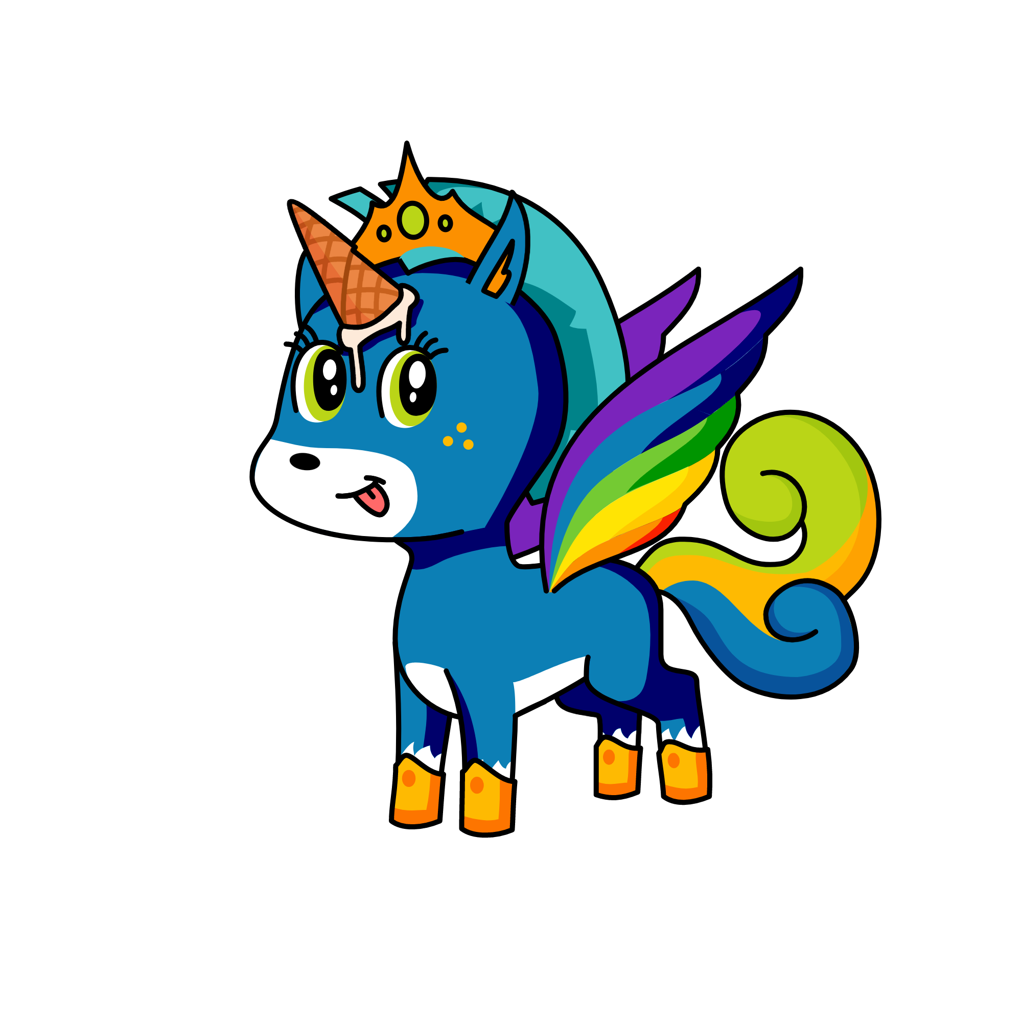 Ice Cream Unicorn, the unicorn