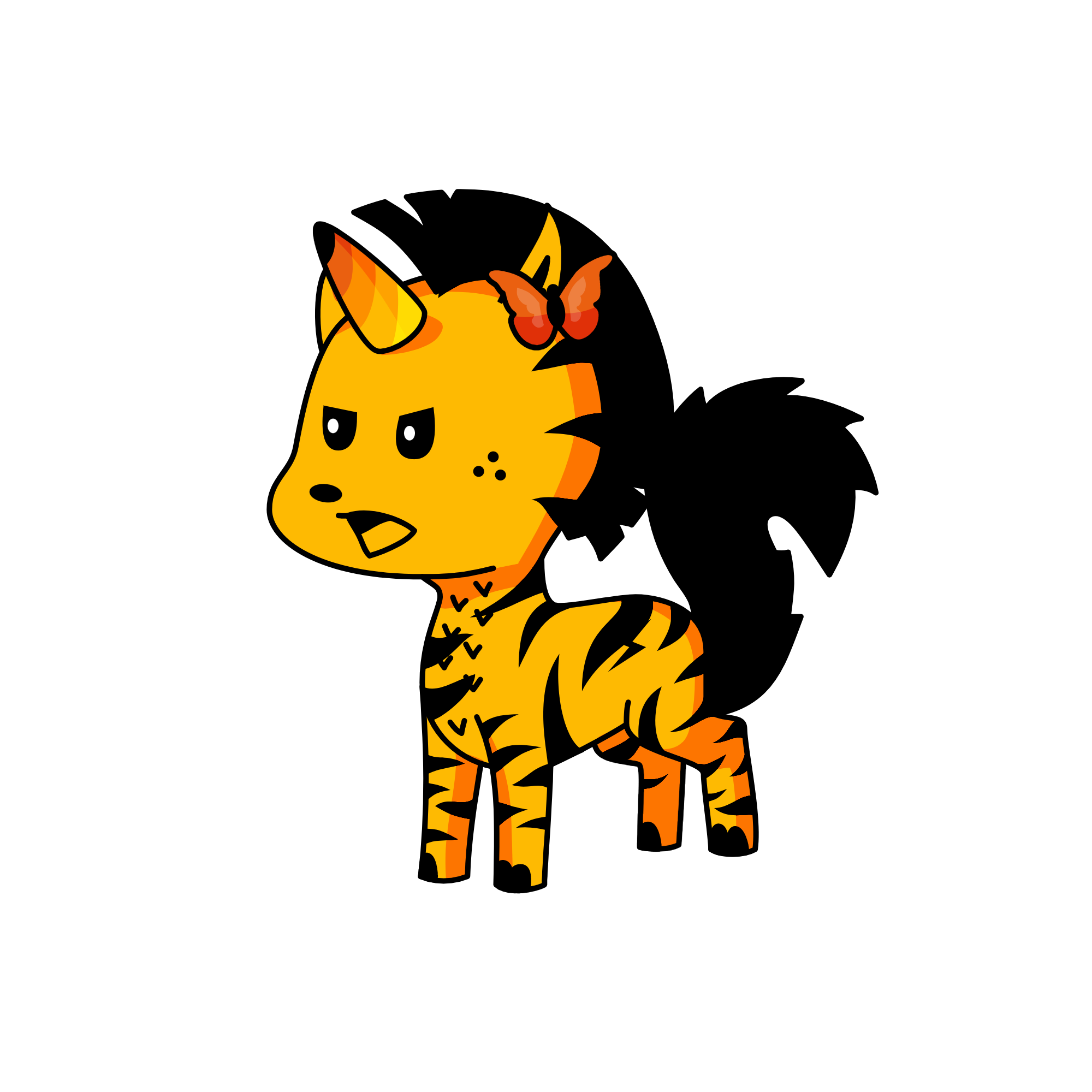 Tiger, the unicorn