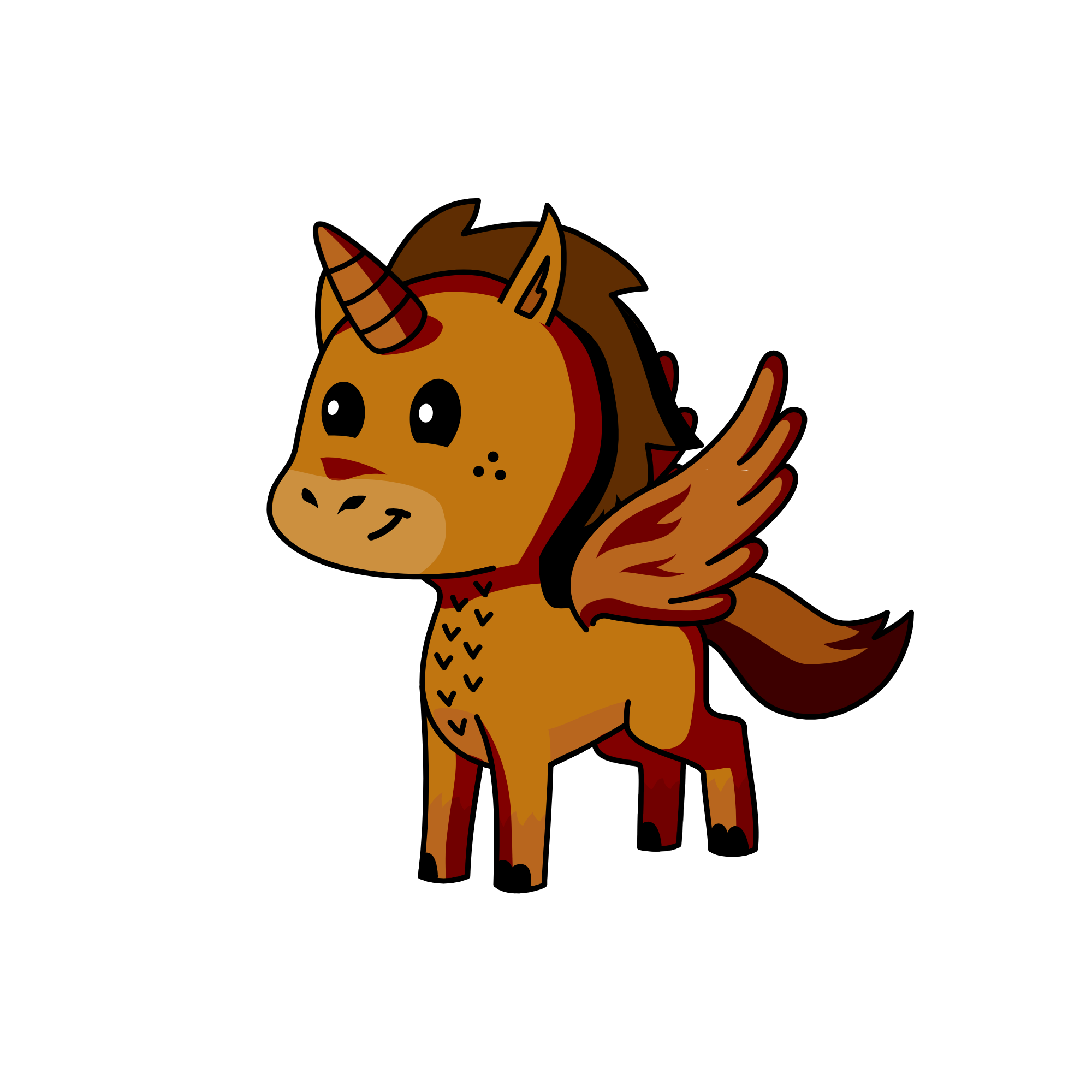 Clay, the unicorn