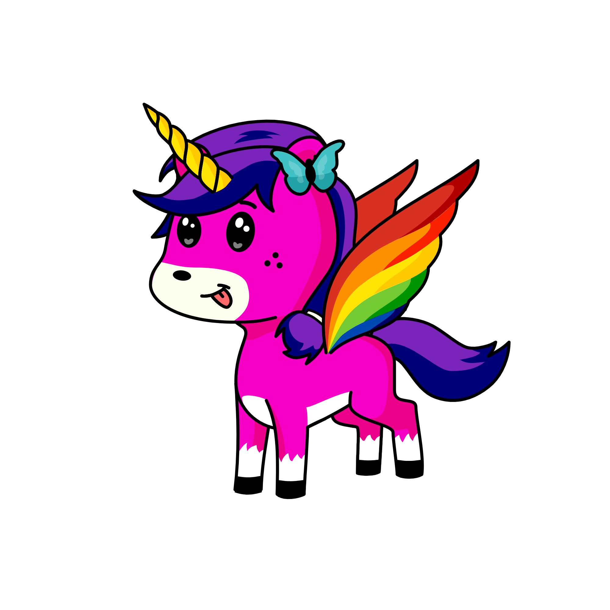 rainbow, the unicorn