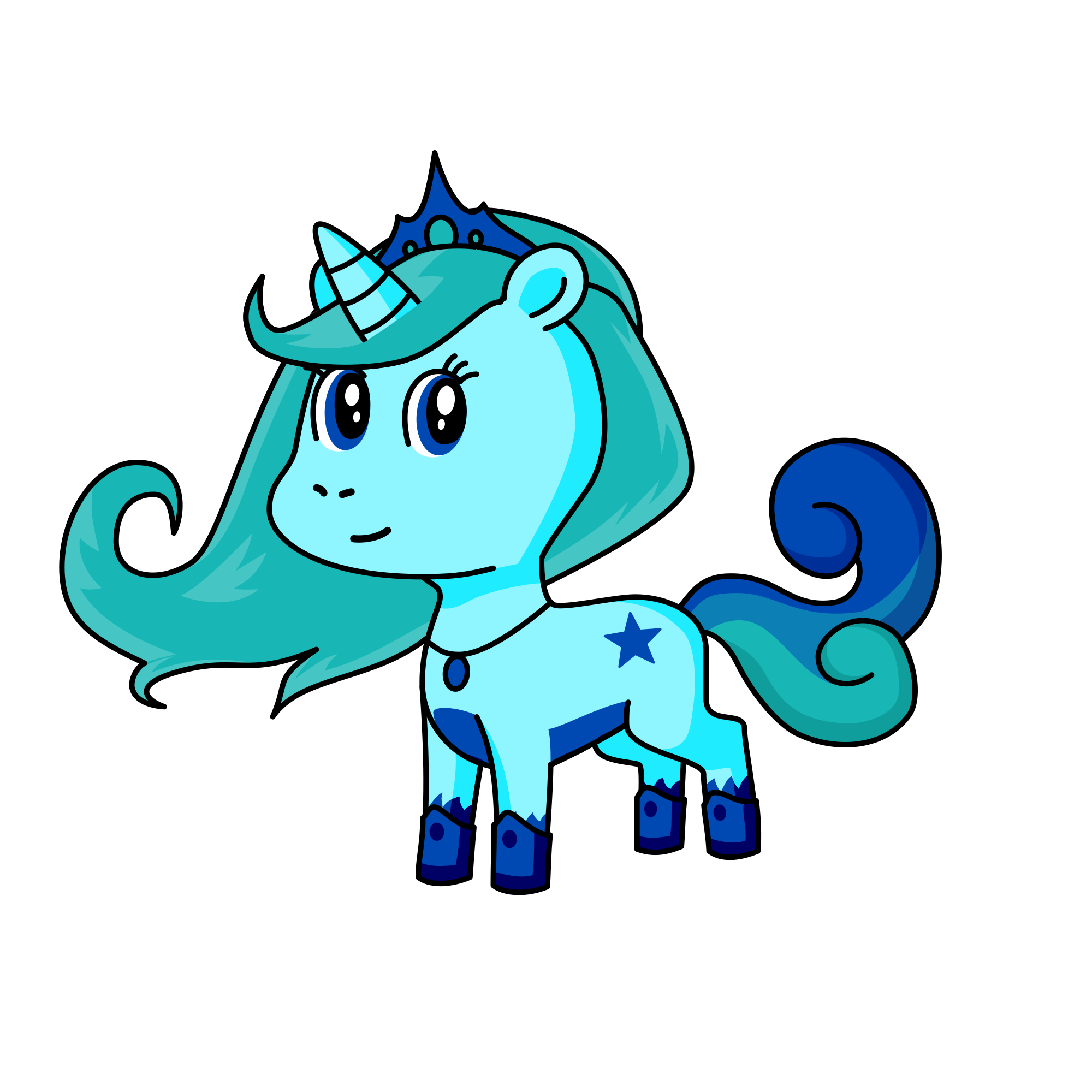 Water 💦, the unicorn