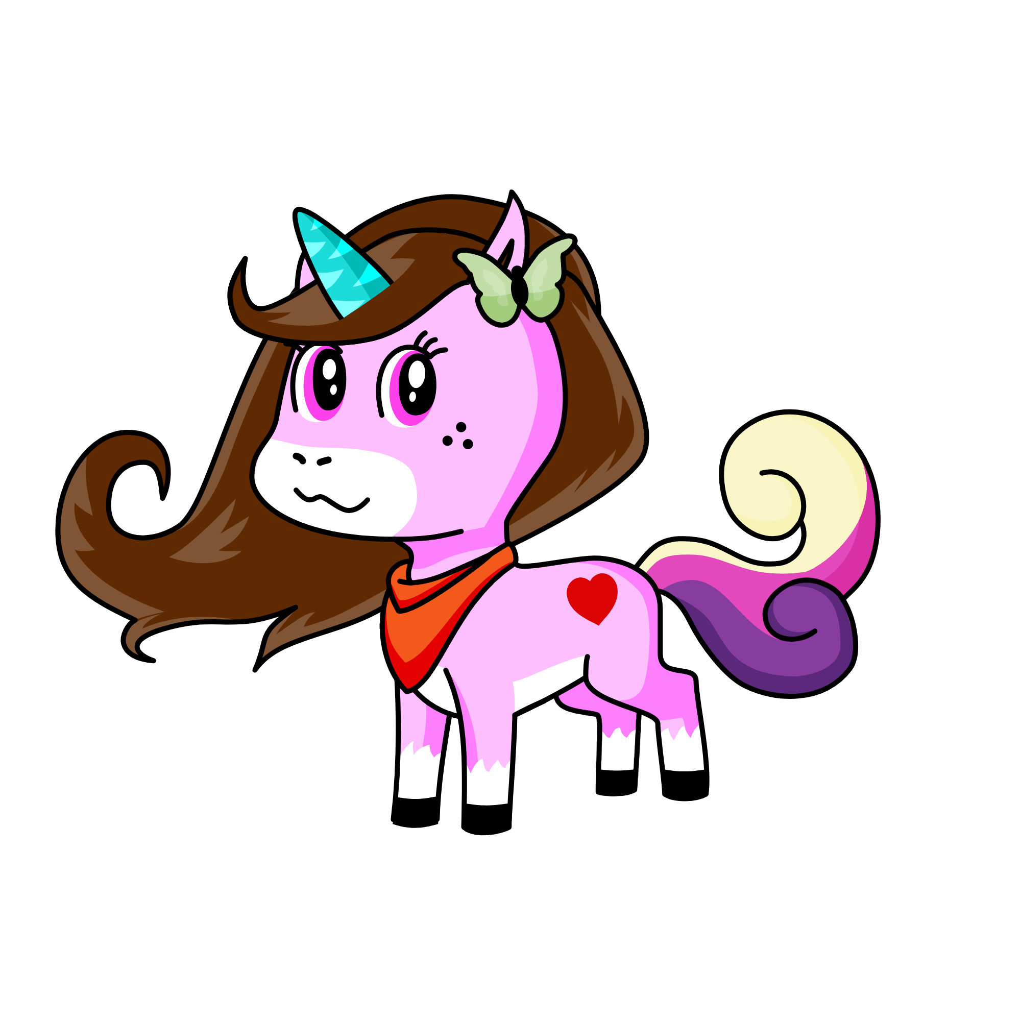 cupcake, the unicorn