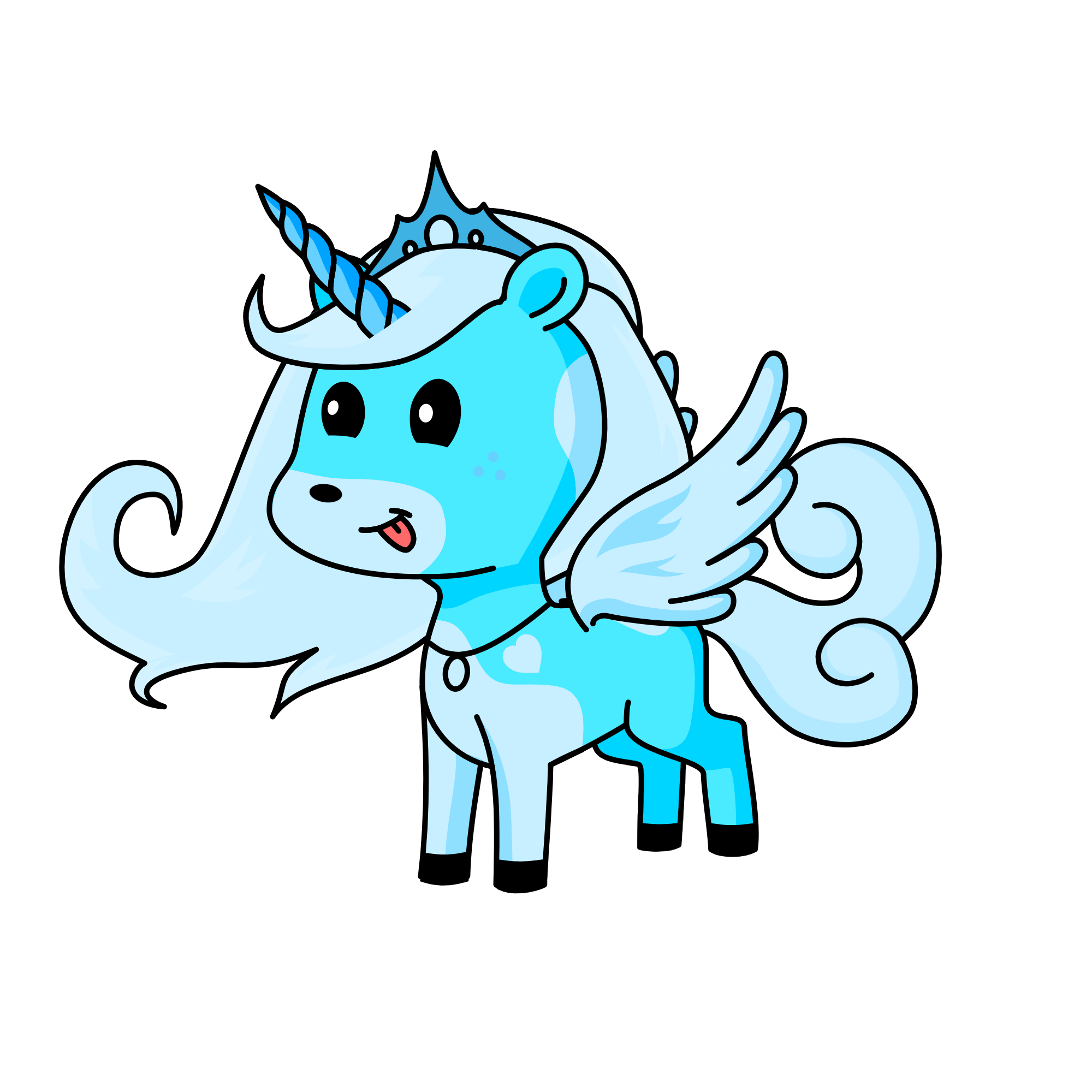 Pine, the unicorn