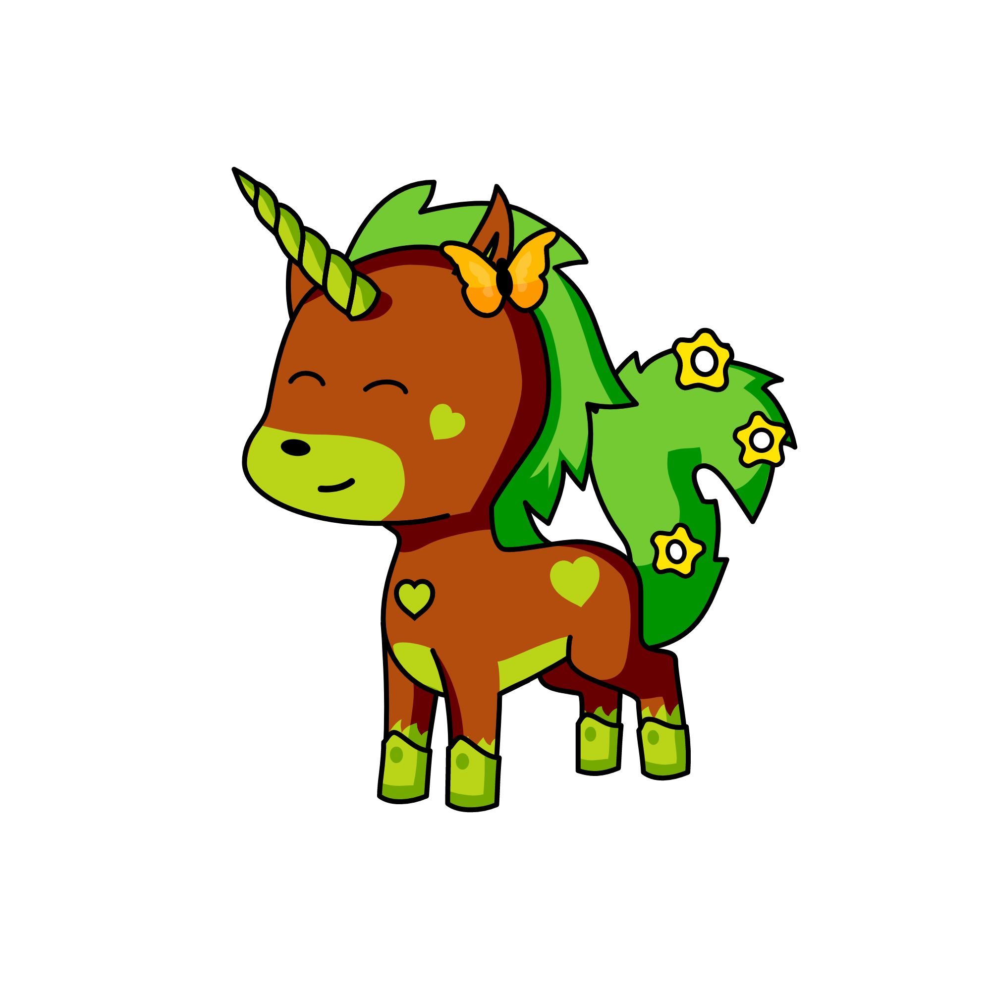 Maple, the unicorn