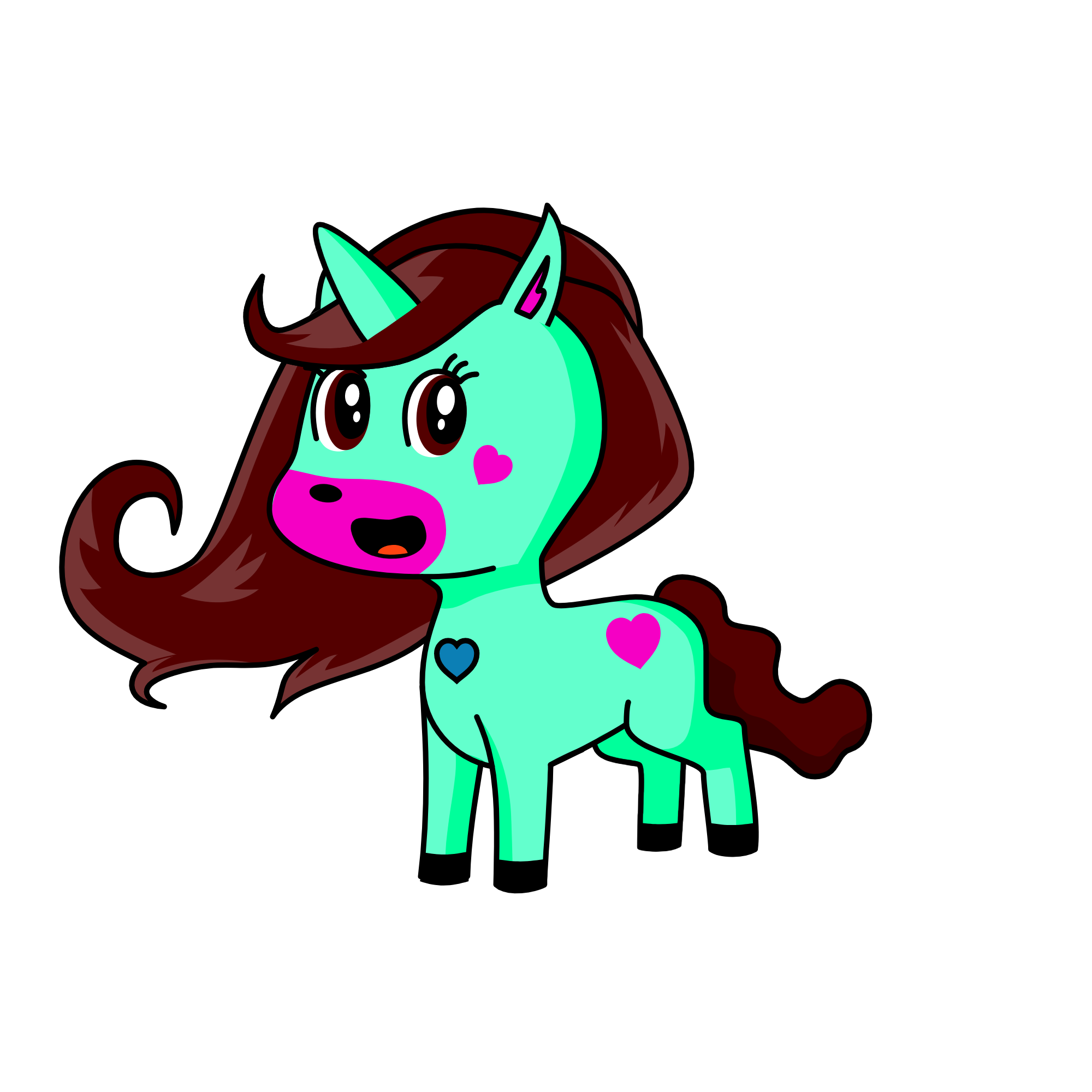Hearty, the unicorn