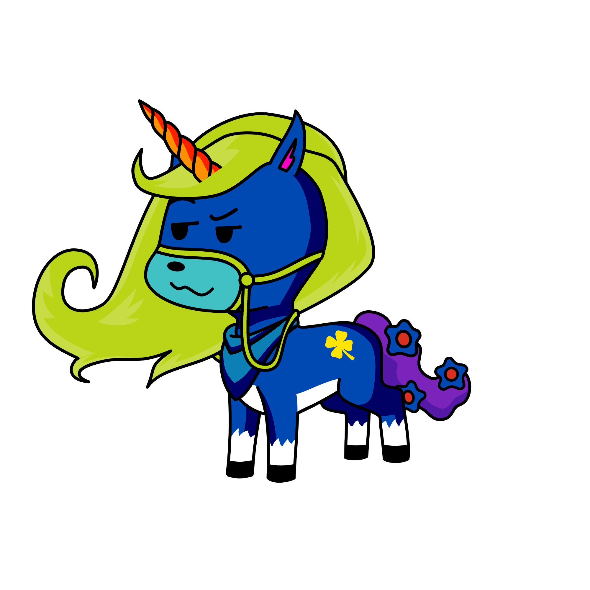 poop forest guardian, the unicorn