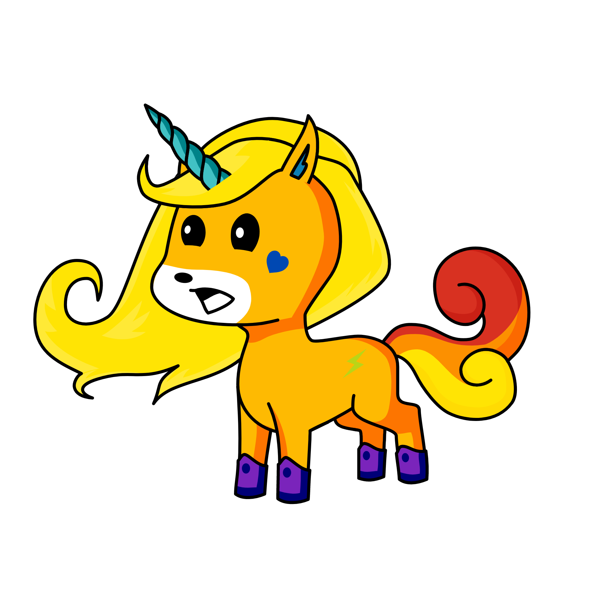 sunshine, the unicorn