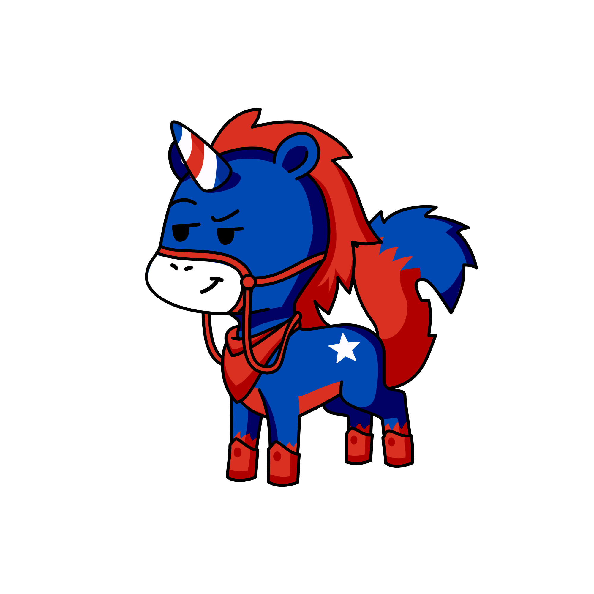 Captn Uni-merica, the unicorn
