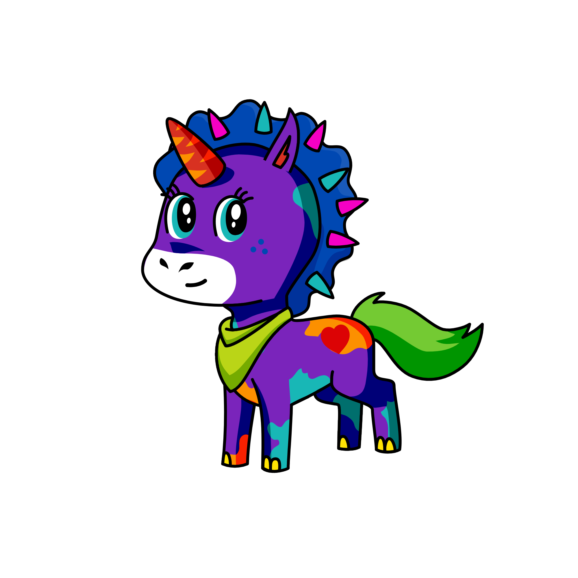 poopy baby's mom, the unicorn