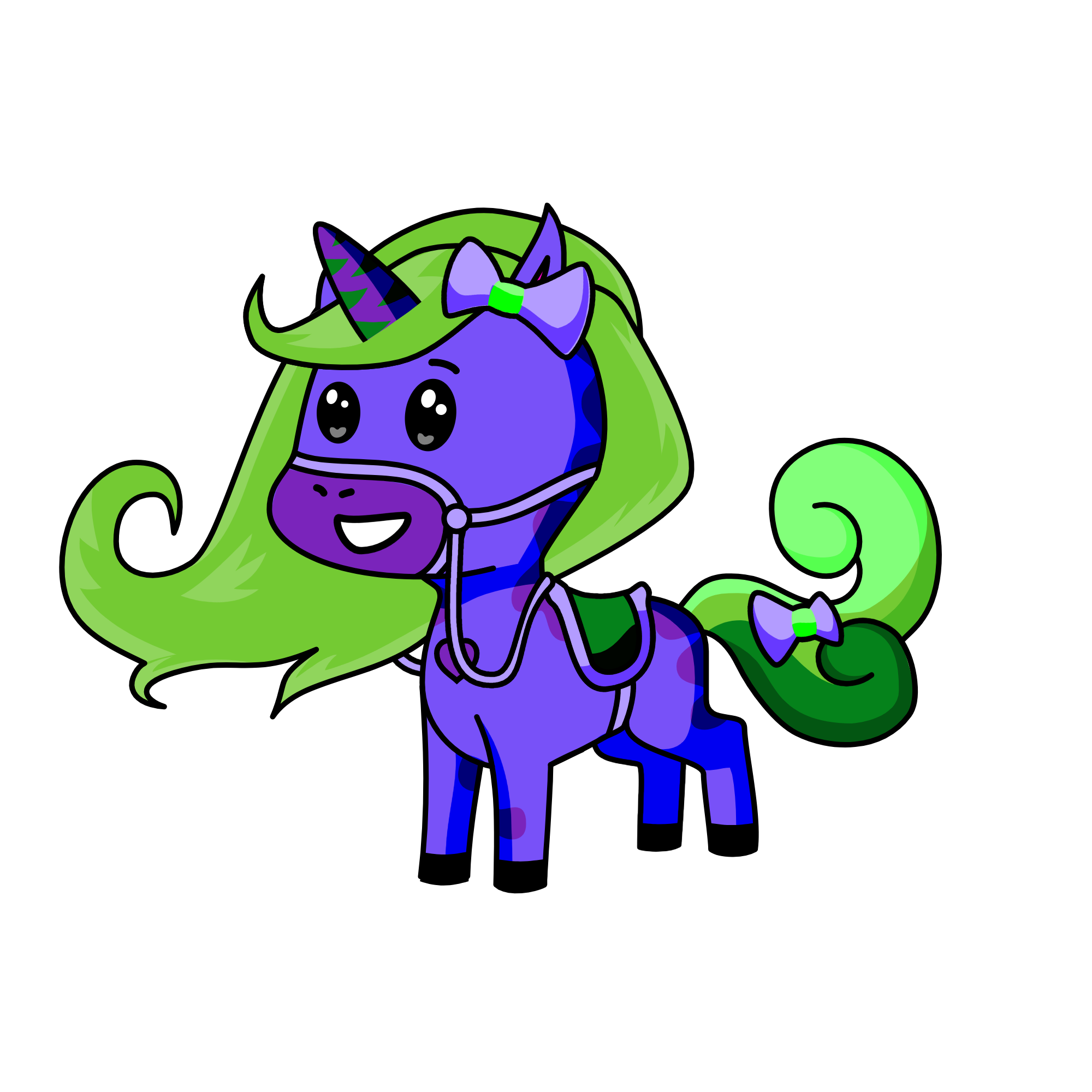 Grape, the unicorn