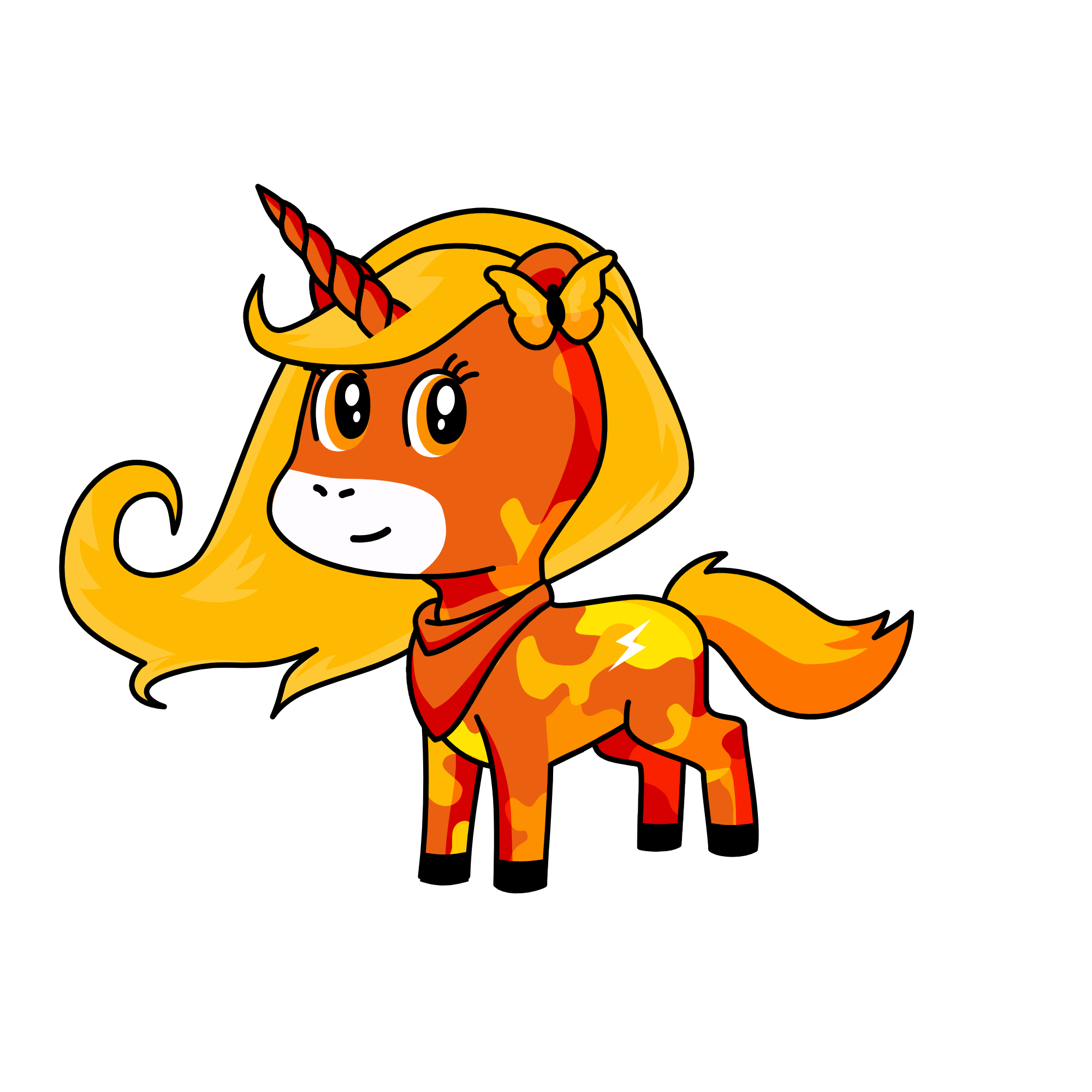 Fireheart, the unicorn