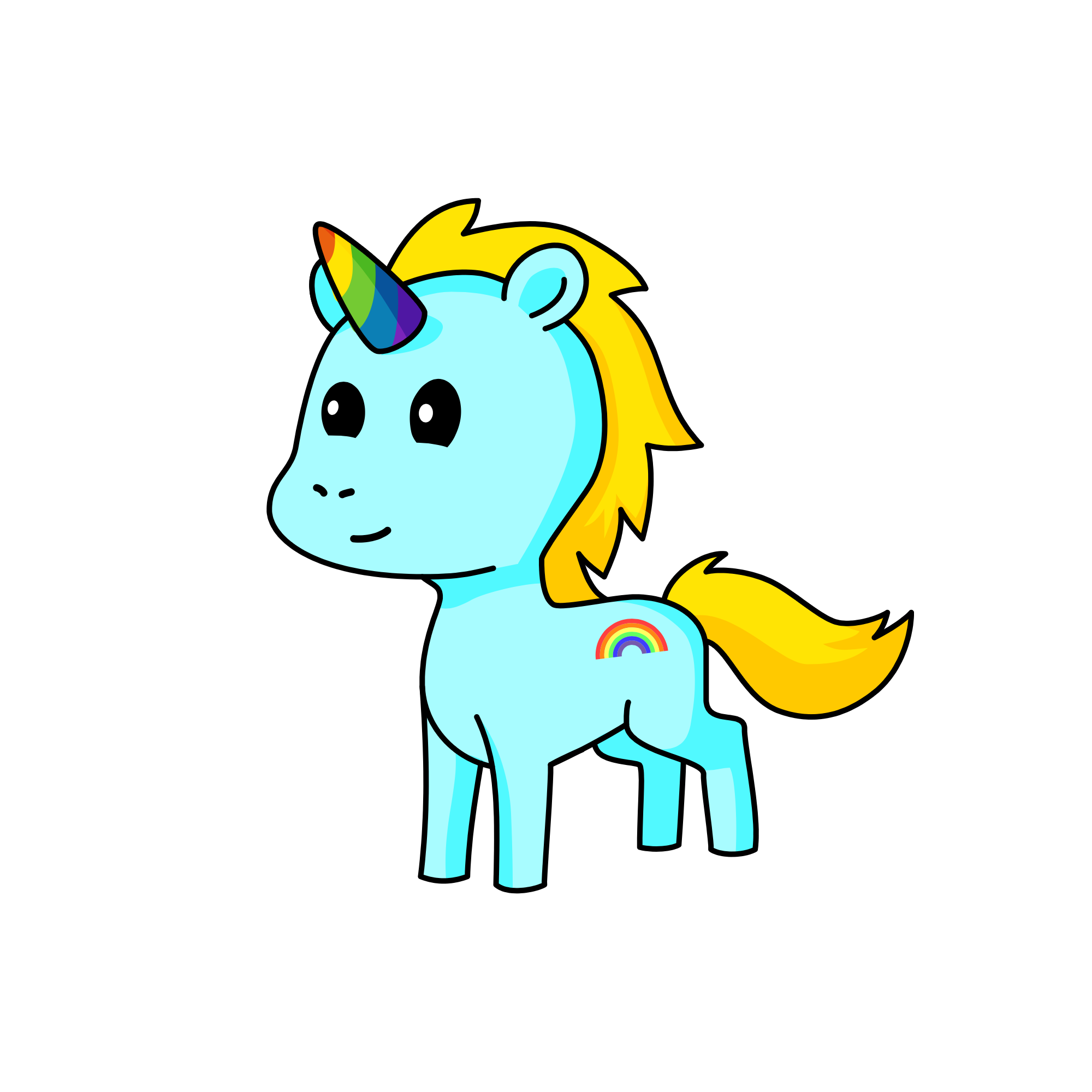 Радуга, the unicorn