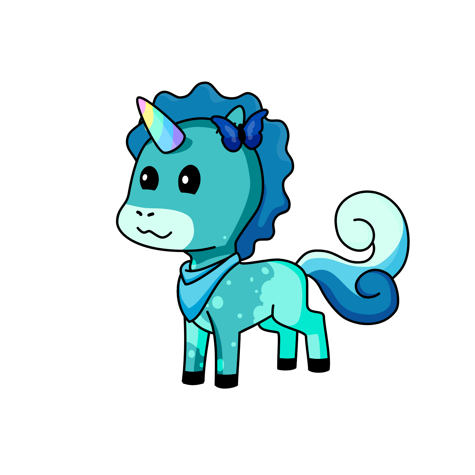Bubble, the unicorn