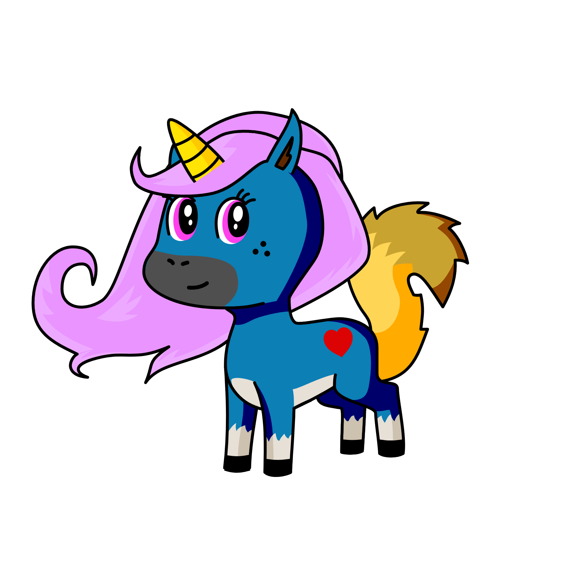 hunicornio, the unicorn