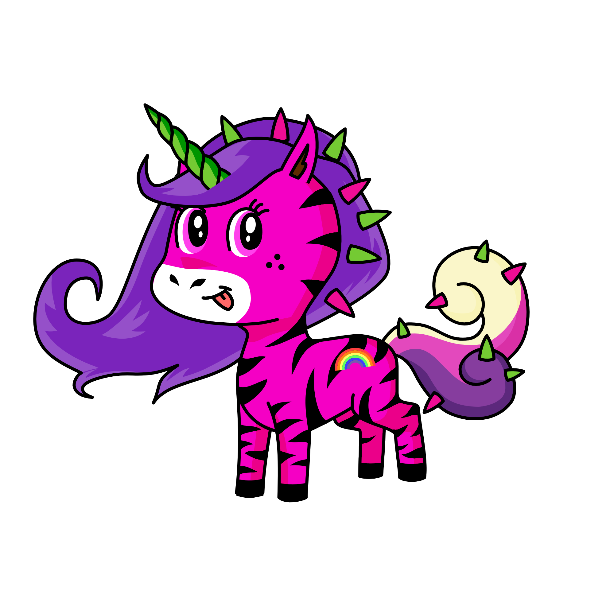 Spunky, the unicorn