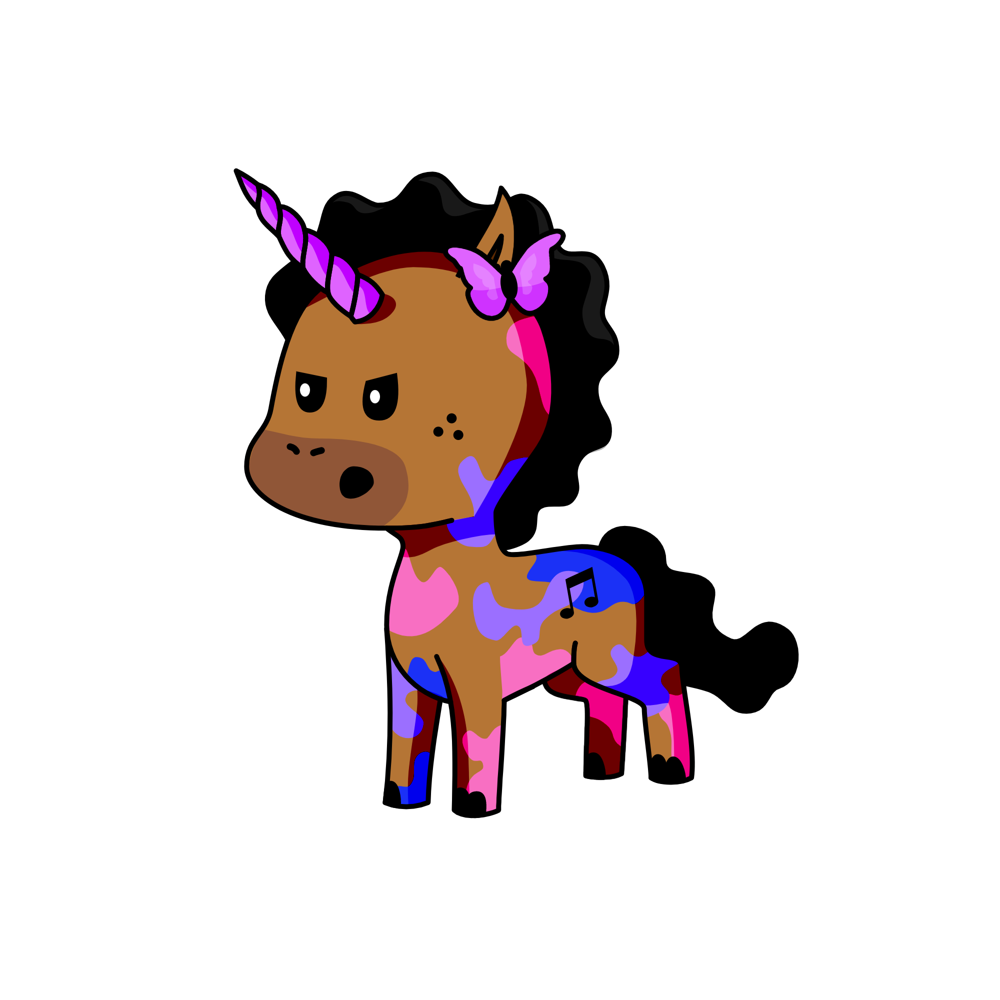 cool mark, the unicorn