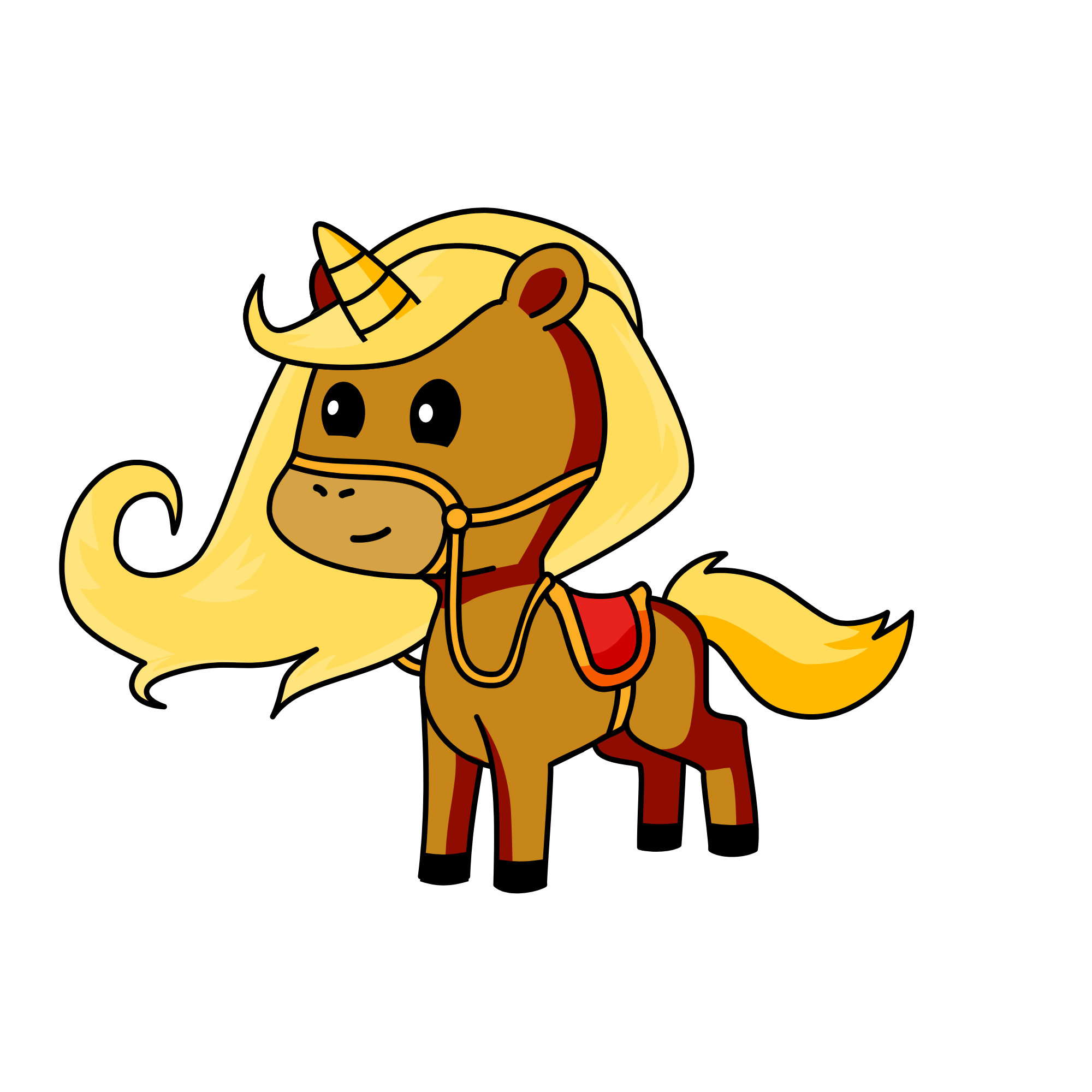 Pony, the unicorn