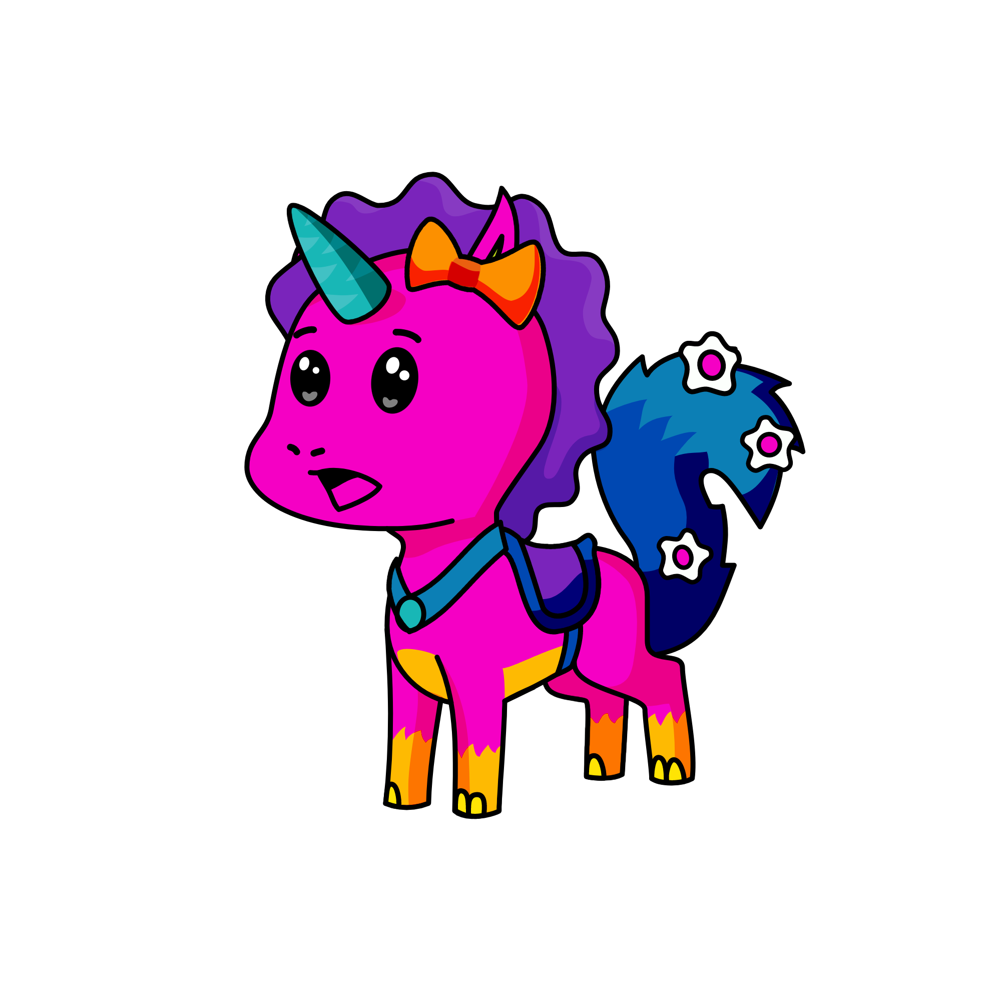 random, the unicorn