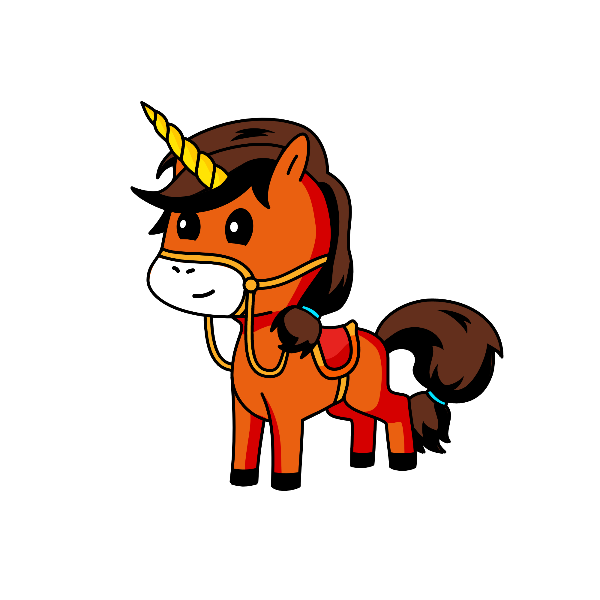 Ginger, the unicorn