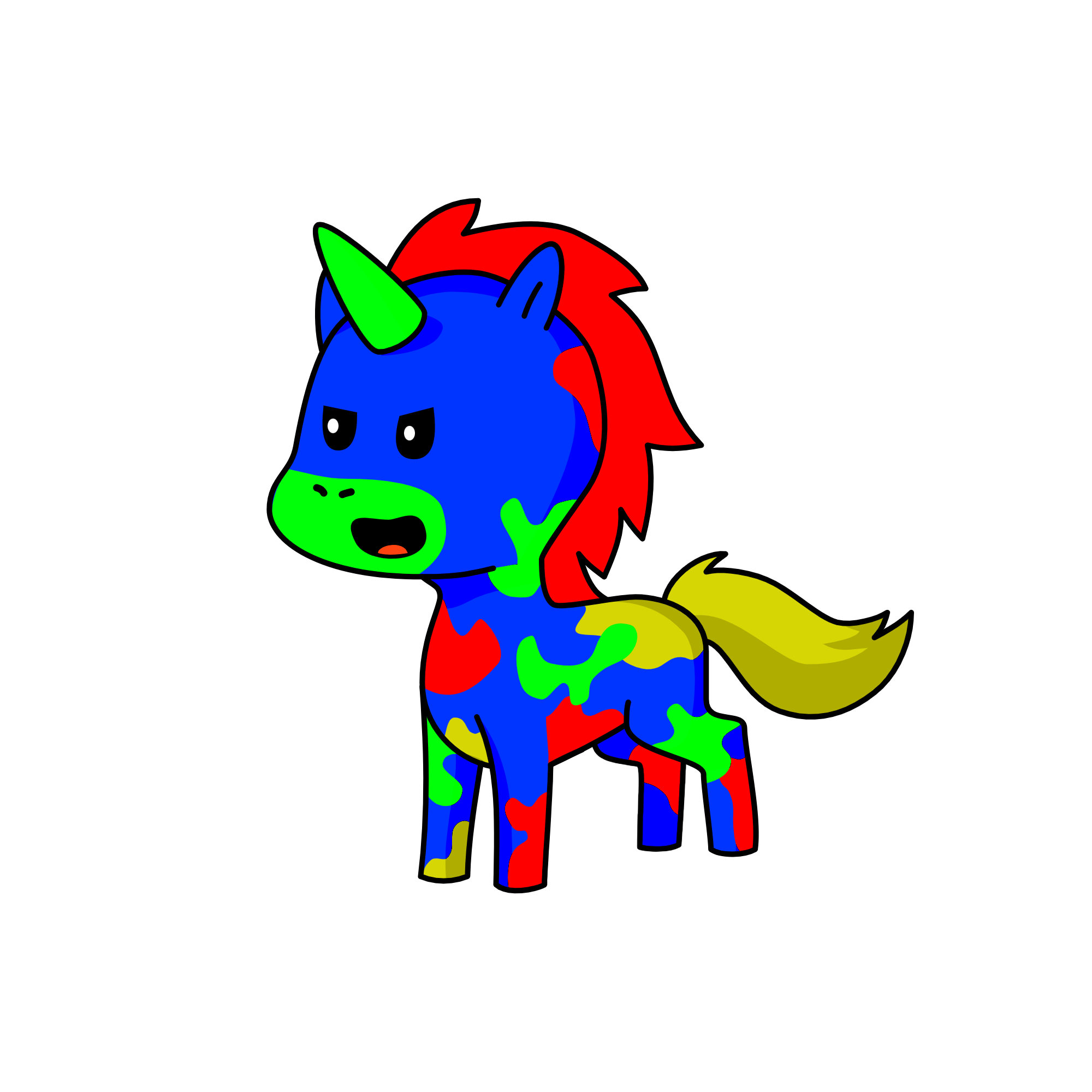 YANNEUIWESRKILEWS TYURFEXELUISEDWAN, the unicorn