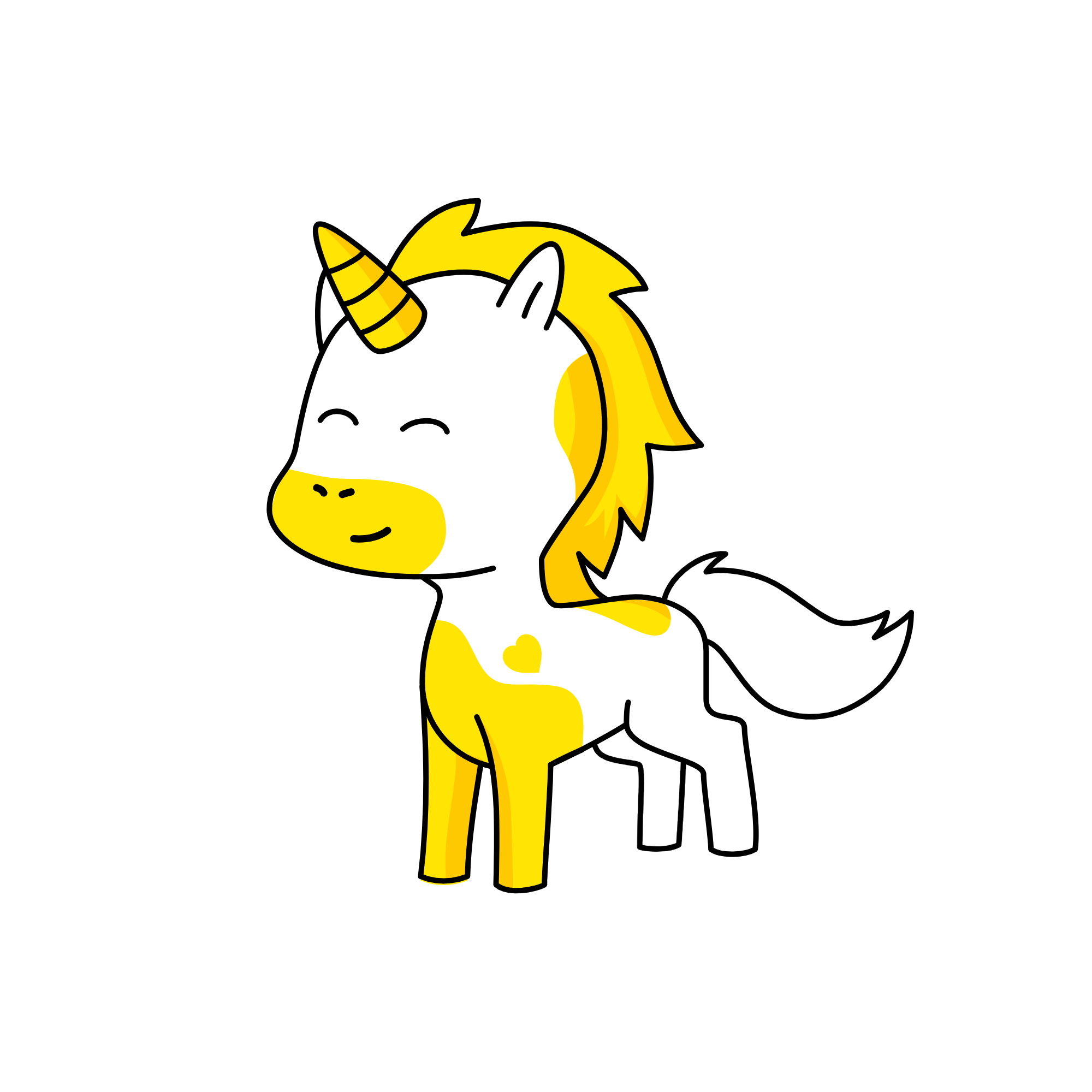 DONT PRESS, the unicorn