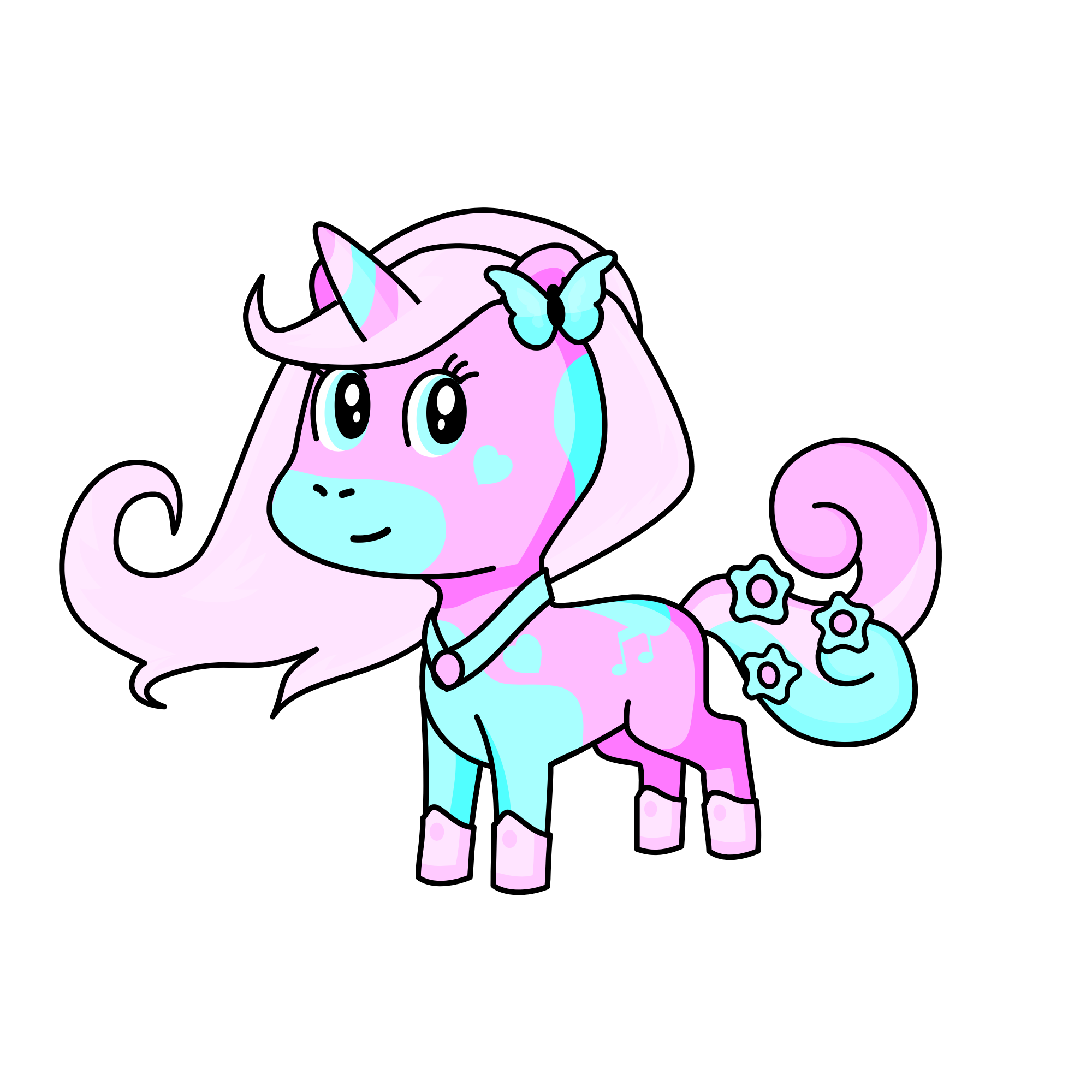 Lolipop, the unicorn