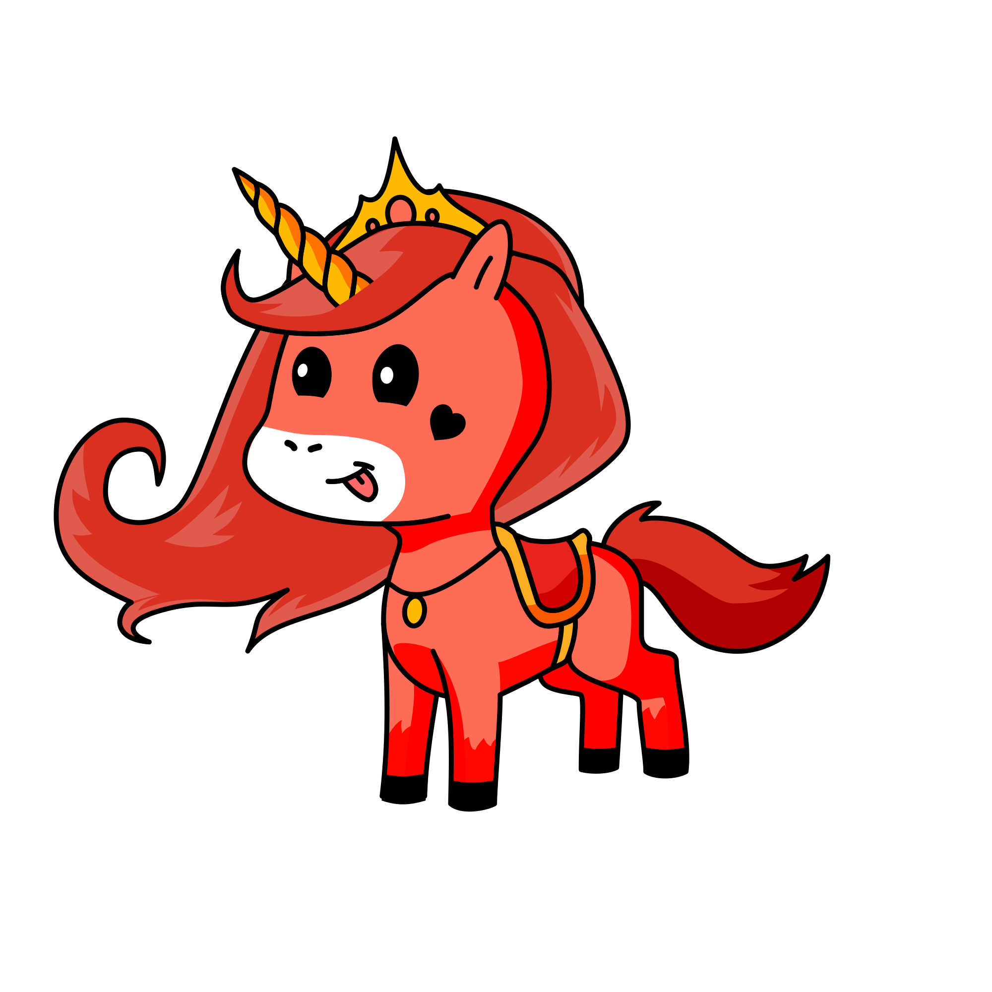 fire, the unicorn