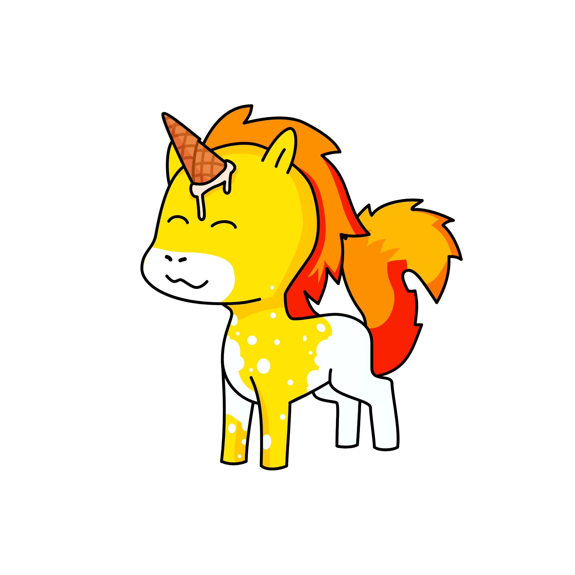 Tangerine, the unicorn