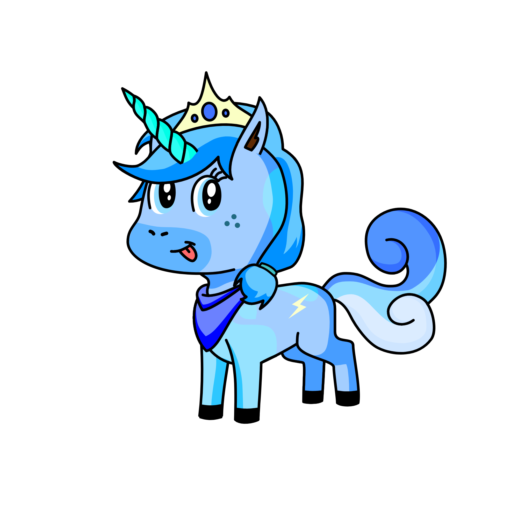 Megs uni poo, the unicorn