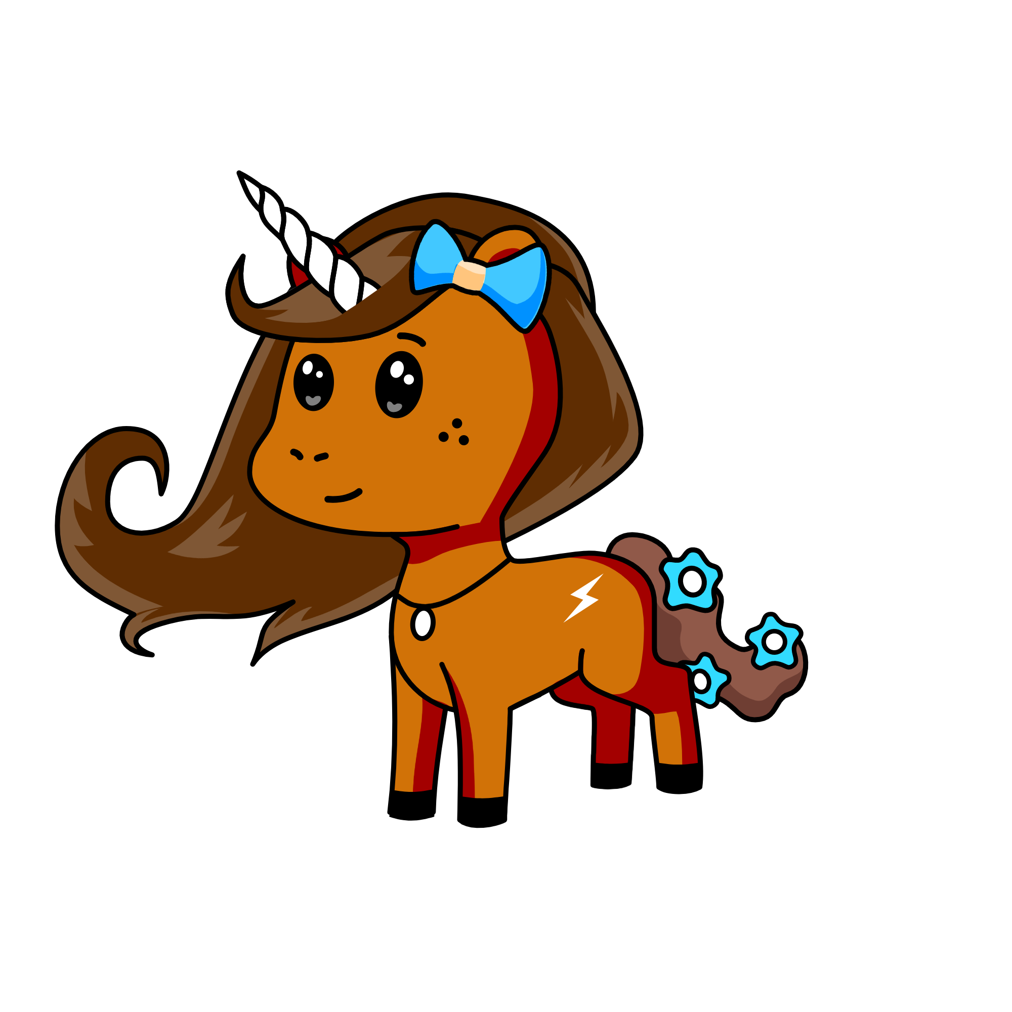Cupcake, the unicorn