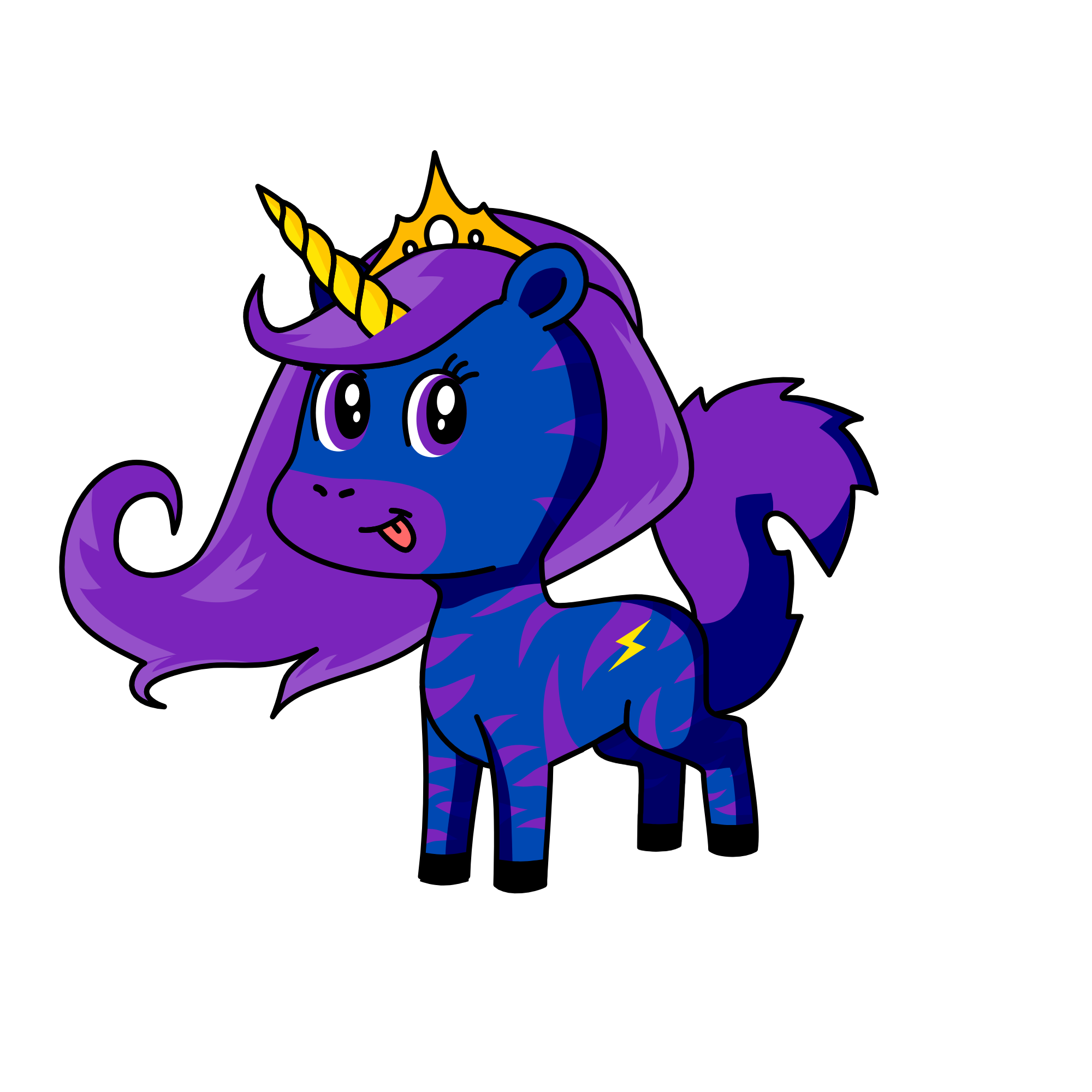 princess sparkles is the best, the unicorn