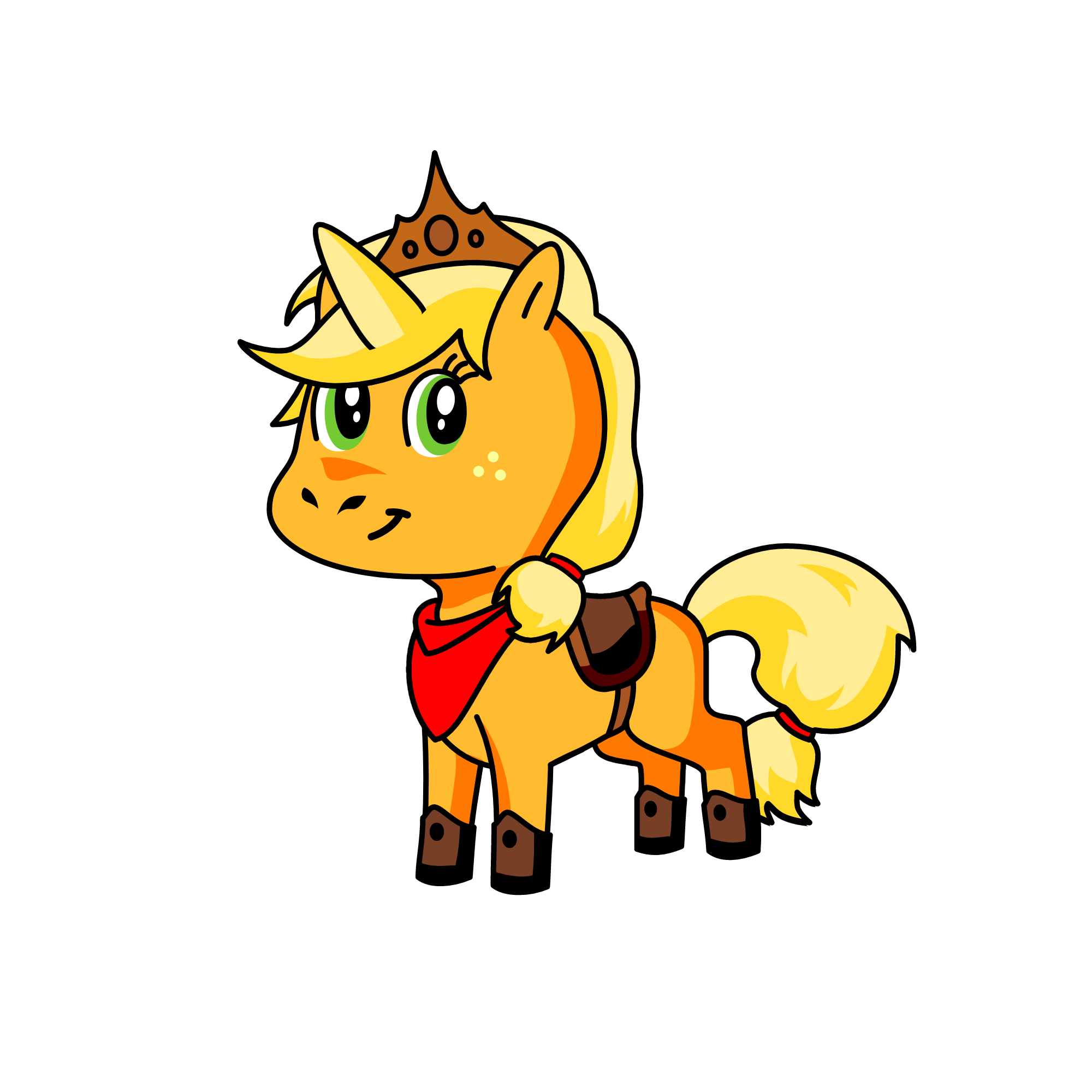 Applejack :), the unicorn
