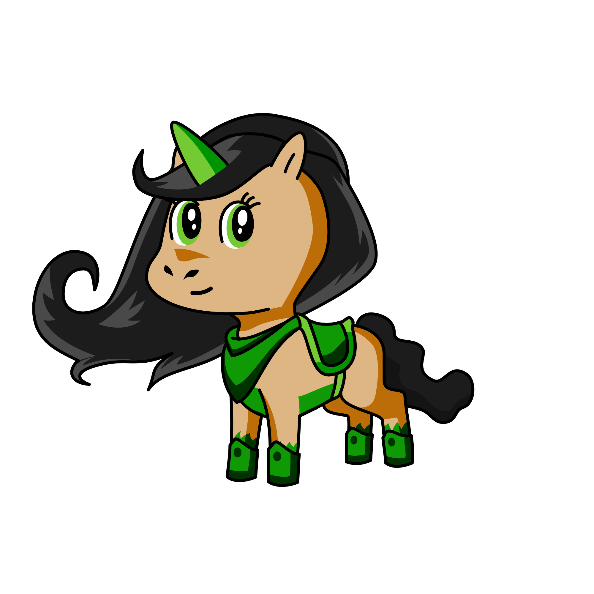 Bruno (female version), the unicorn