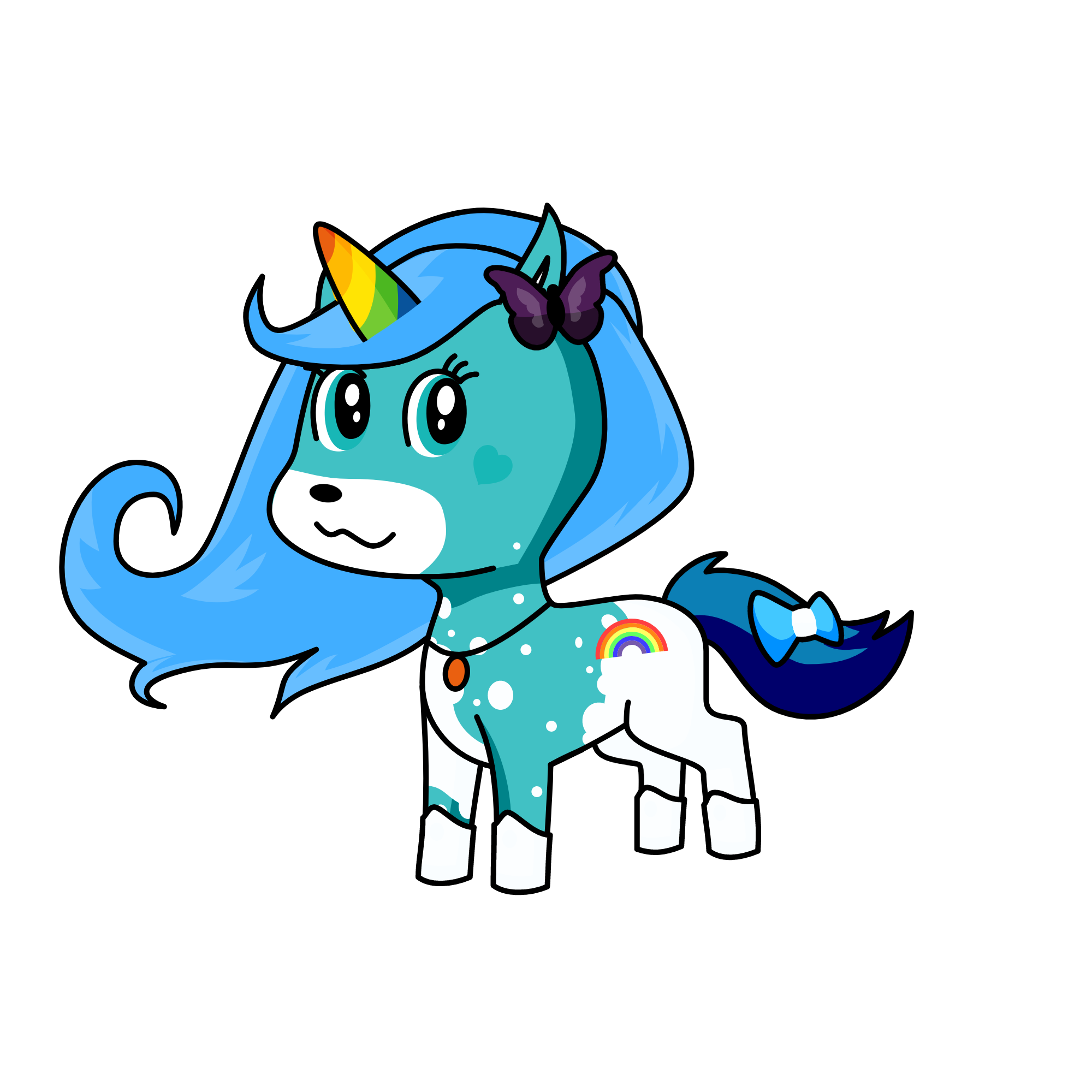 princess fluffy dove, the unicorn